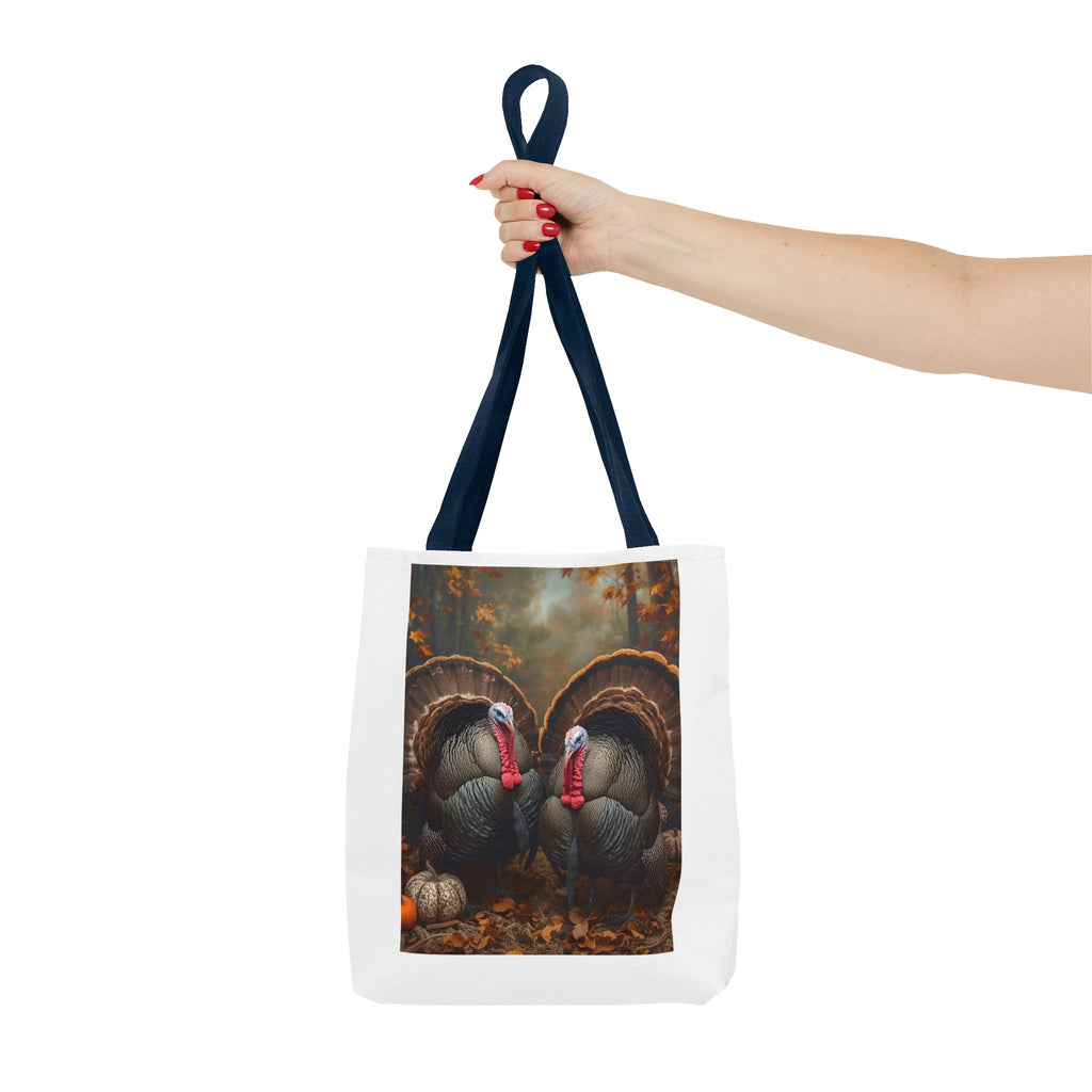 Thanksgiving Turkey Tote Bag, Autumn Shopping Bag, Fall Gift, Farmhouse Decor, Holiday Harvest Purse