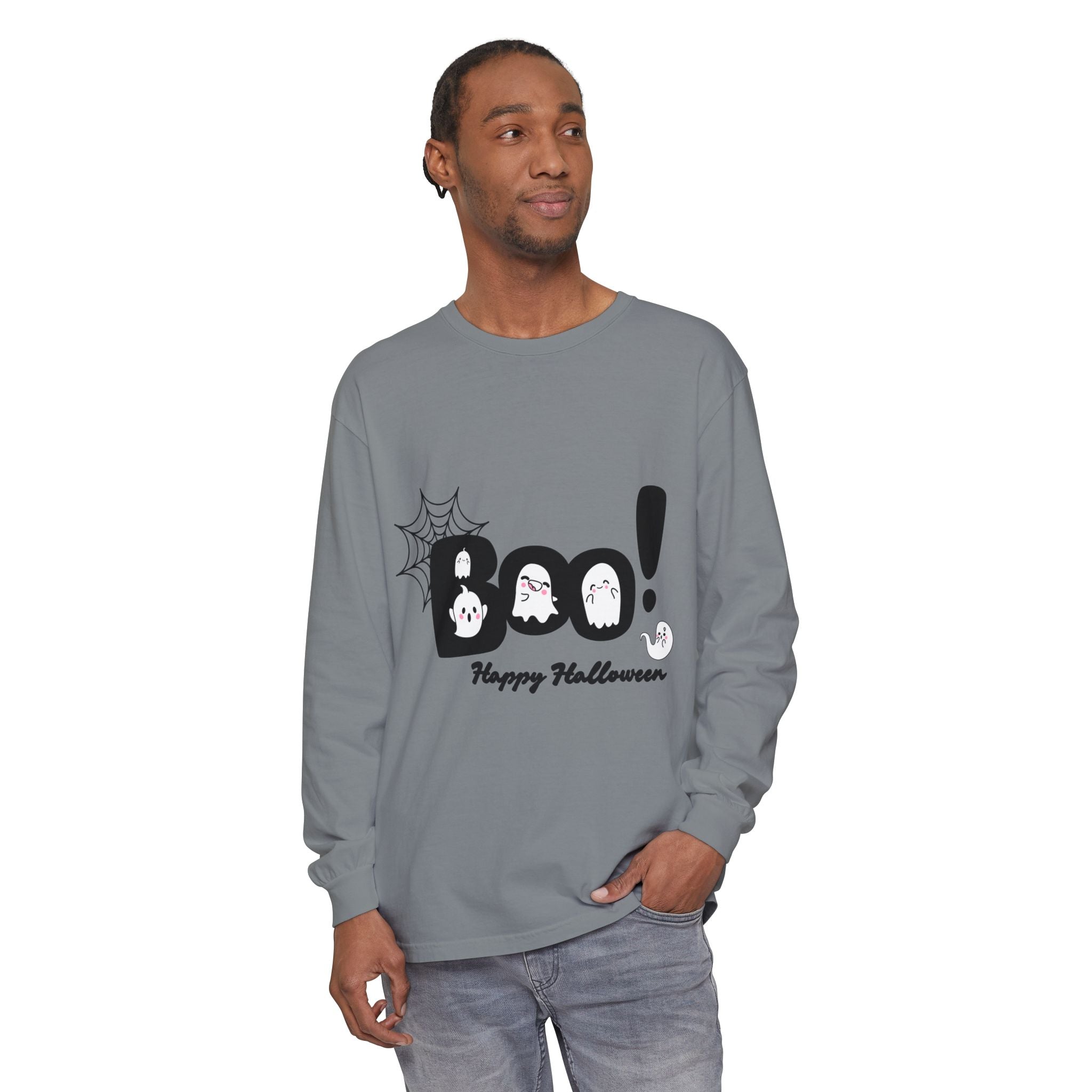Halloween Boo Long Sleeve T-Shirt, Unisex Spooky Tee, Perfect for Fall Celebrations, Ghost Graphic Shirt, October Style Apparel, Casual [...]