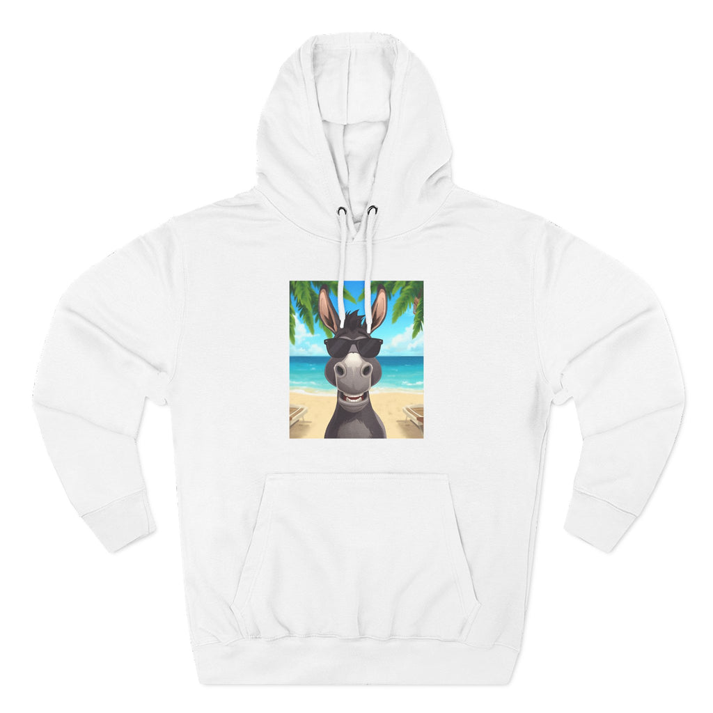 Donkey Beach Vibe Three-Panel Fleece Hoodie