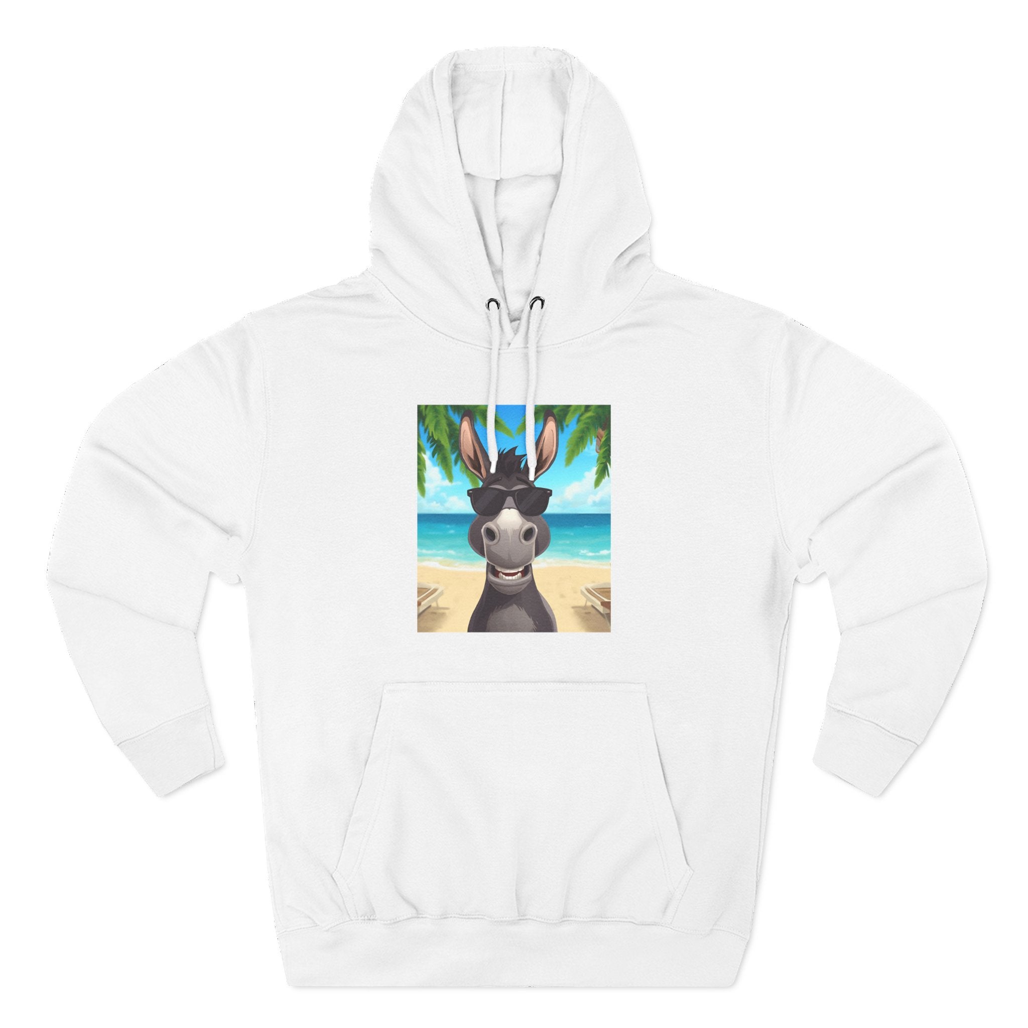Donkey Beach Vibe Three-Panel Fleece Hoodie