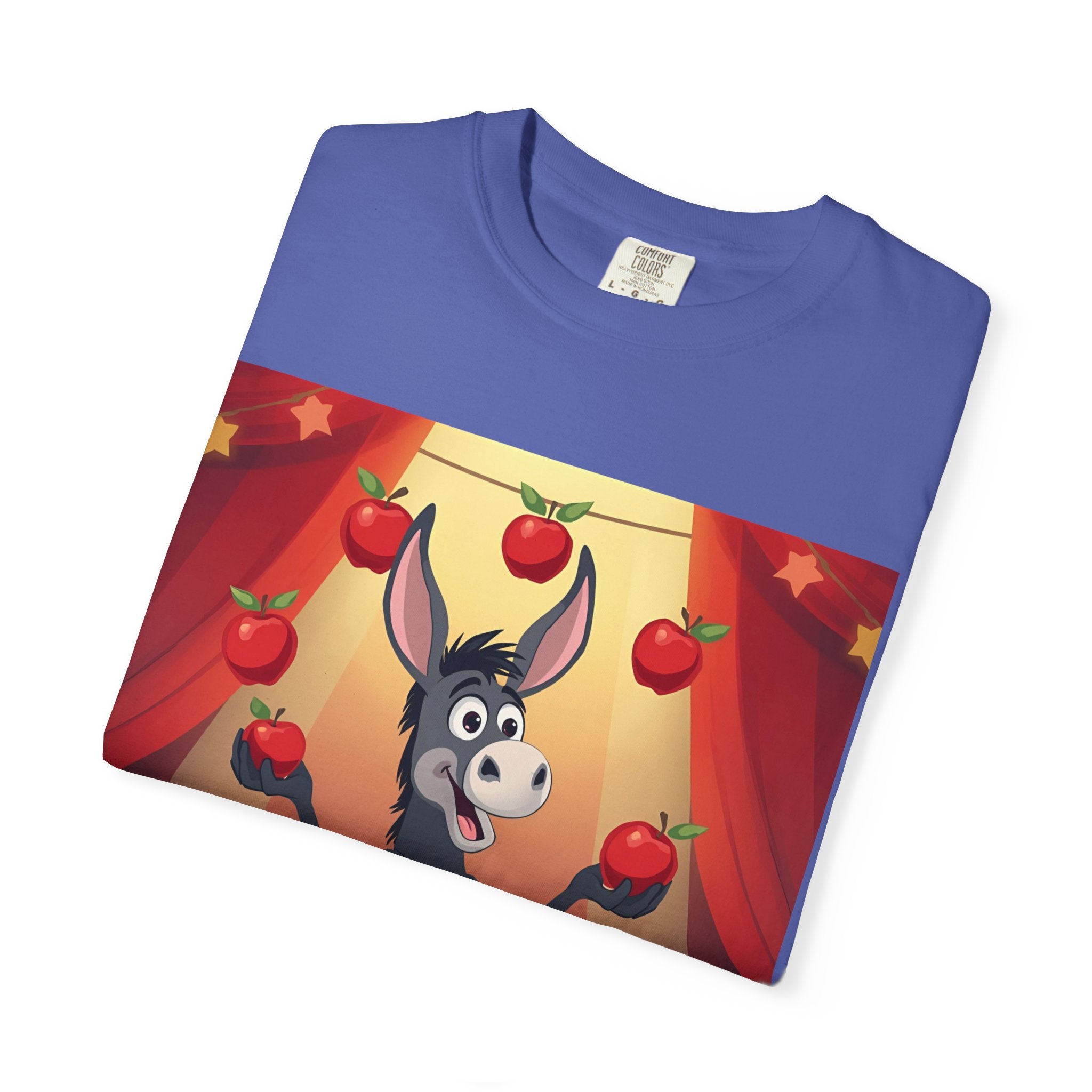 Donkey Cartoon T-Shirt for Fun Lovers, Perfect for Gifts, Casual Wear, Birthday Parties, Animal Theme, Unique Style