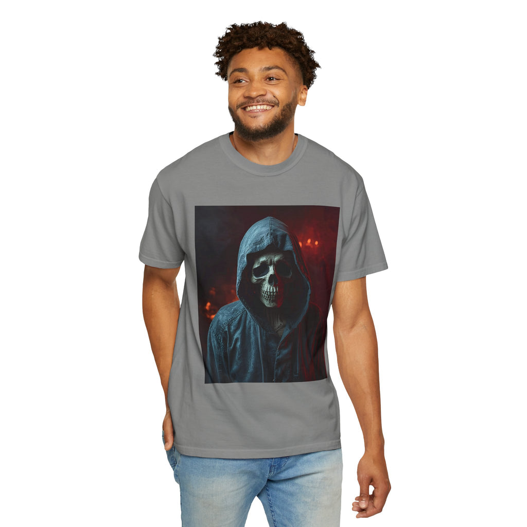 Gothic Skull T-Shirt | Unisex Vintage Tee, Halloween Shirt, Edgy Graphic Top, Unique Gift for Him/Her, Urban Style Wear