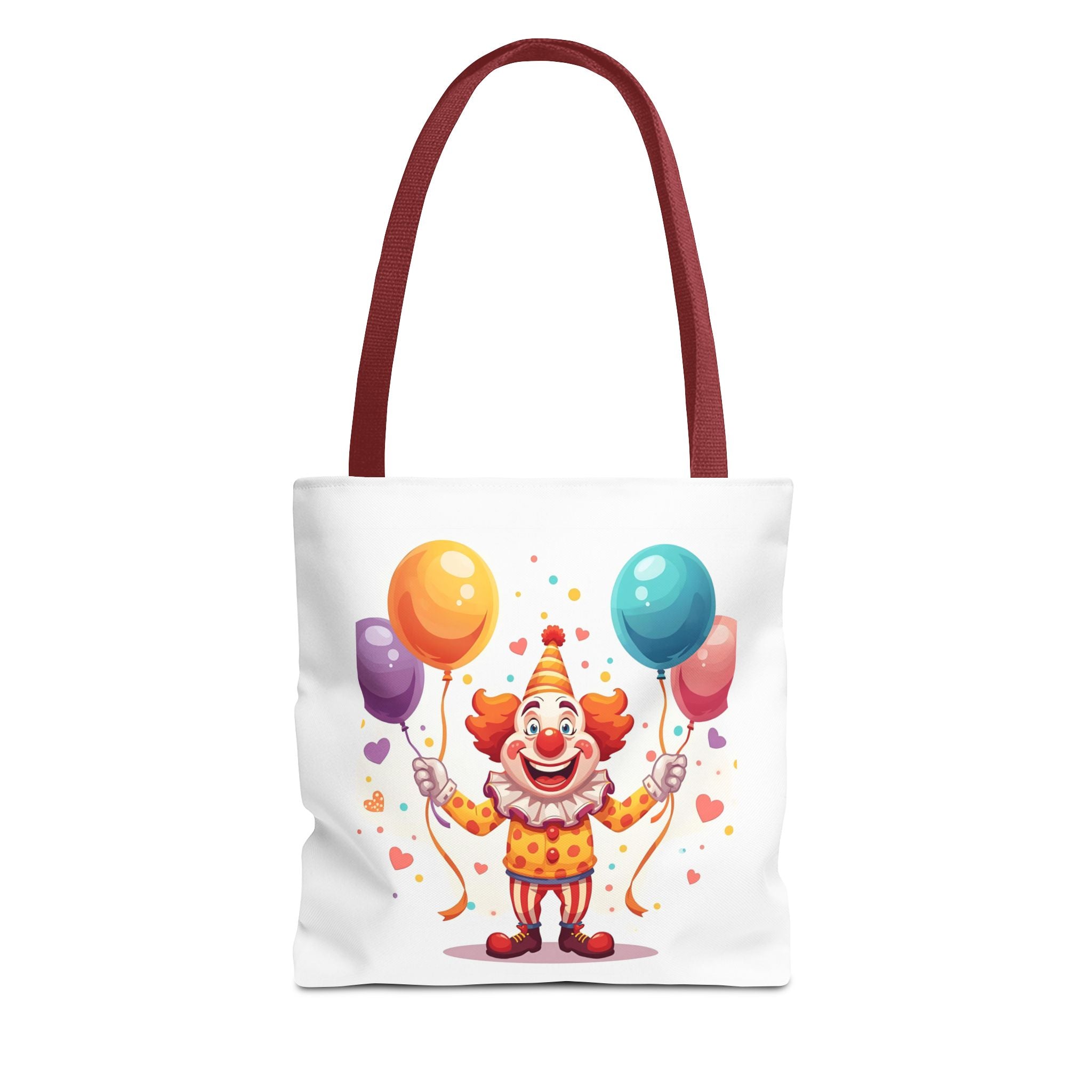 Colorful Clown Tote Bag - Fun and Whimsical Shopping Bag, Ideal for Birthdays, Parties, Festivals, Kids & Adults, Gift