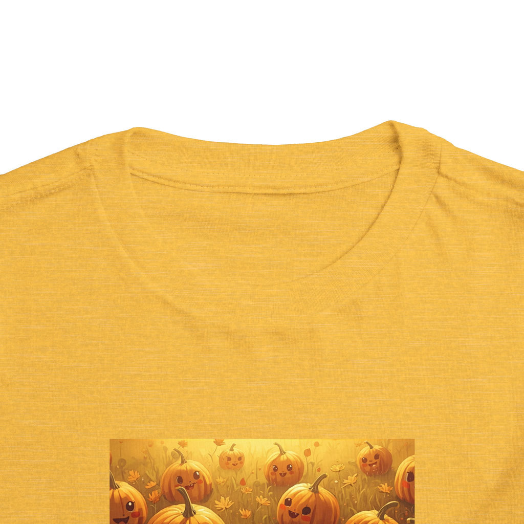 Pumpkin Halloween Toddler Tee - Cute Halloween Shirt, Fall Outfit, Pumpkin Lovers Gift, Kids Halloween Apparel, Toddler Party Tee