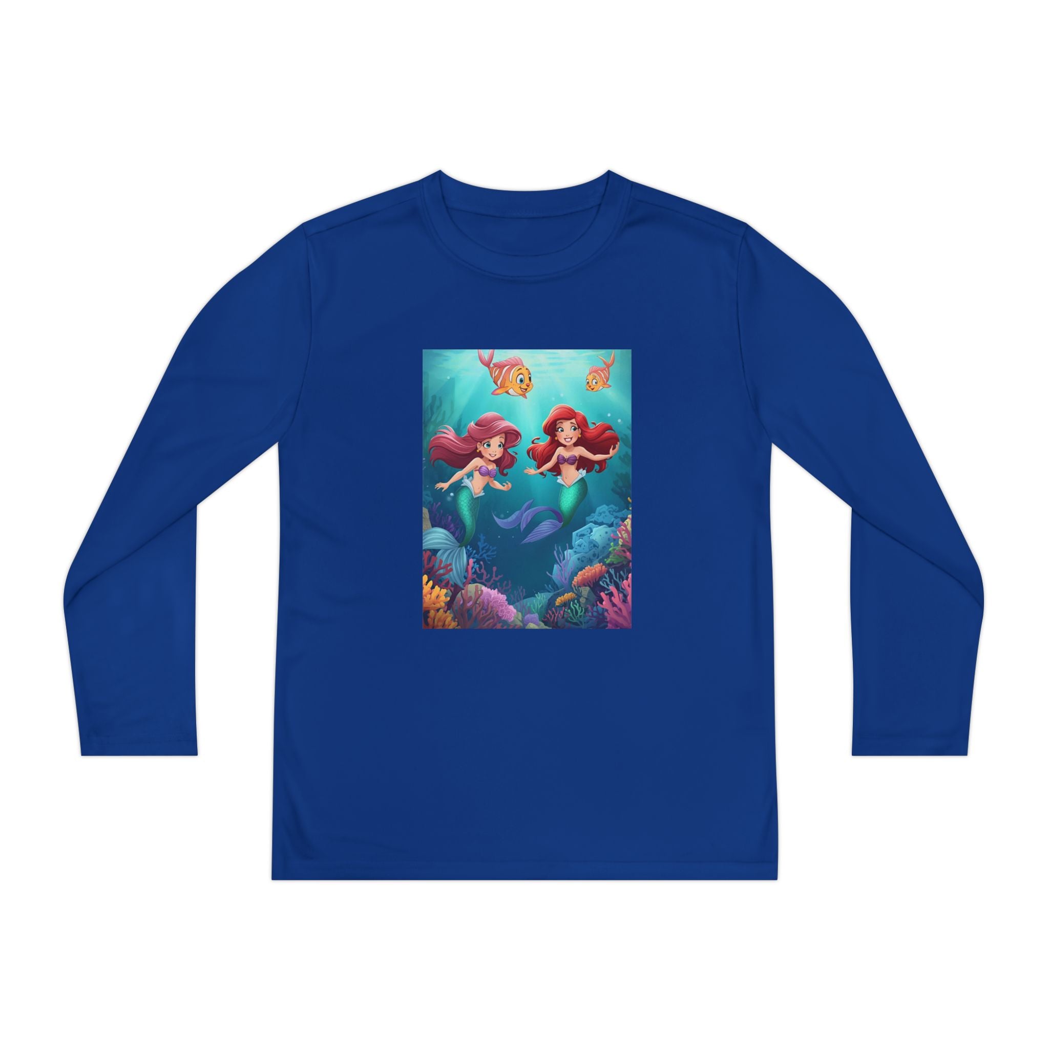 Mermaid Youth Long Sleeve Competitor Tee
