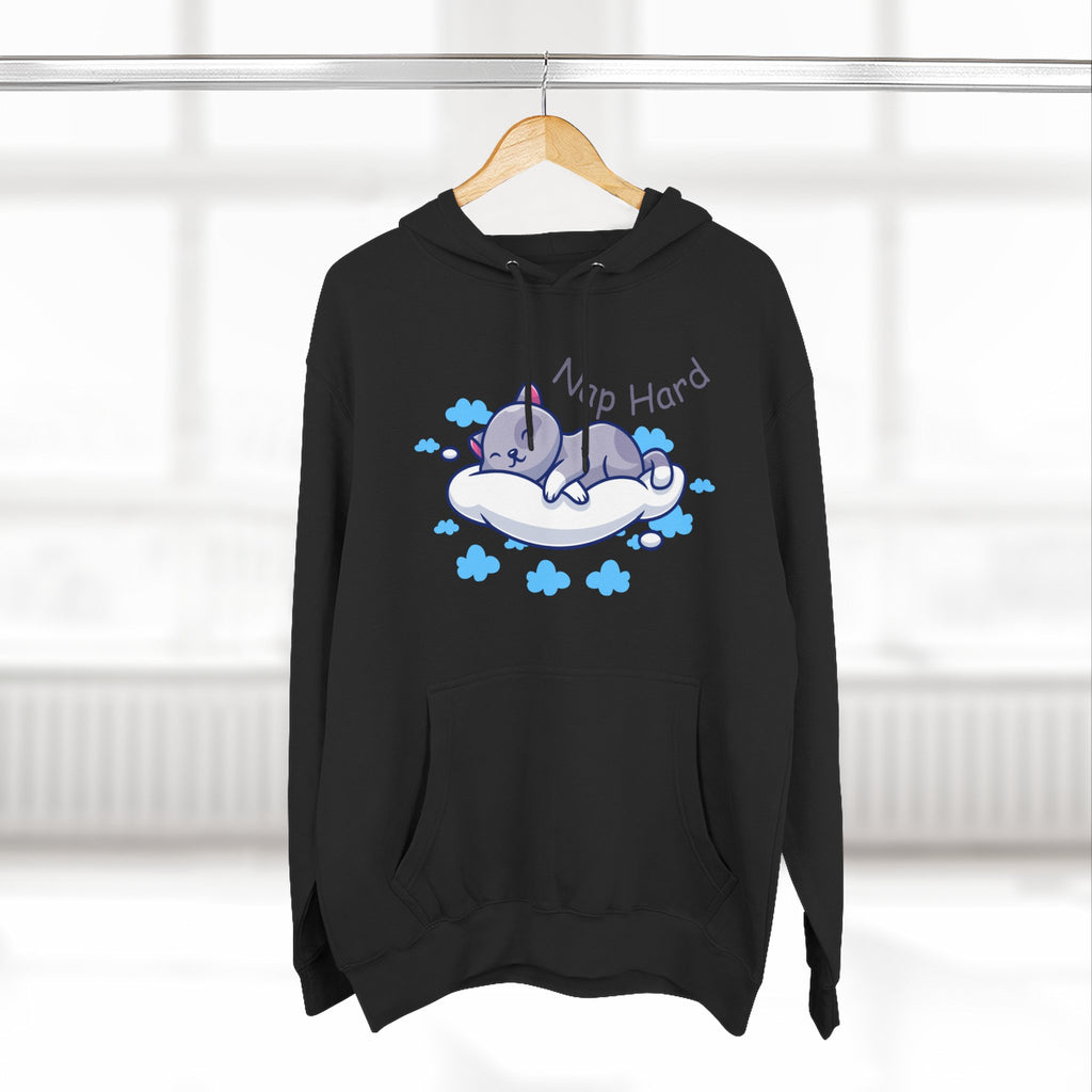 Cozy Cat Nap Hoodie - Perfect for Pet Lovers, Chill Days, Cozy Nights, Birthday Gift, Cat Pajama