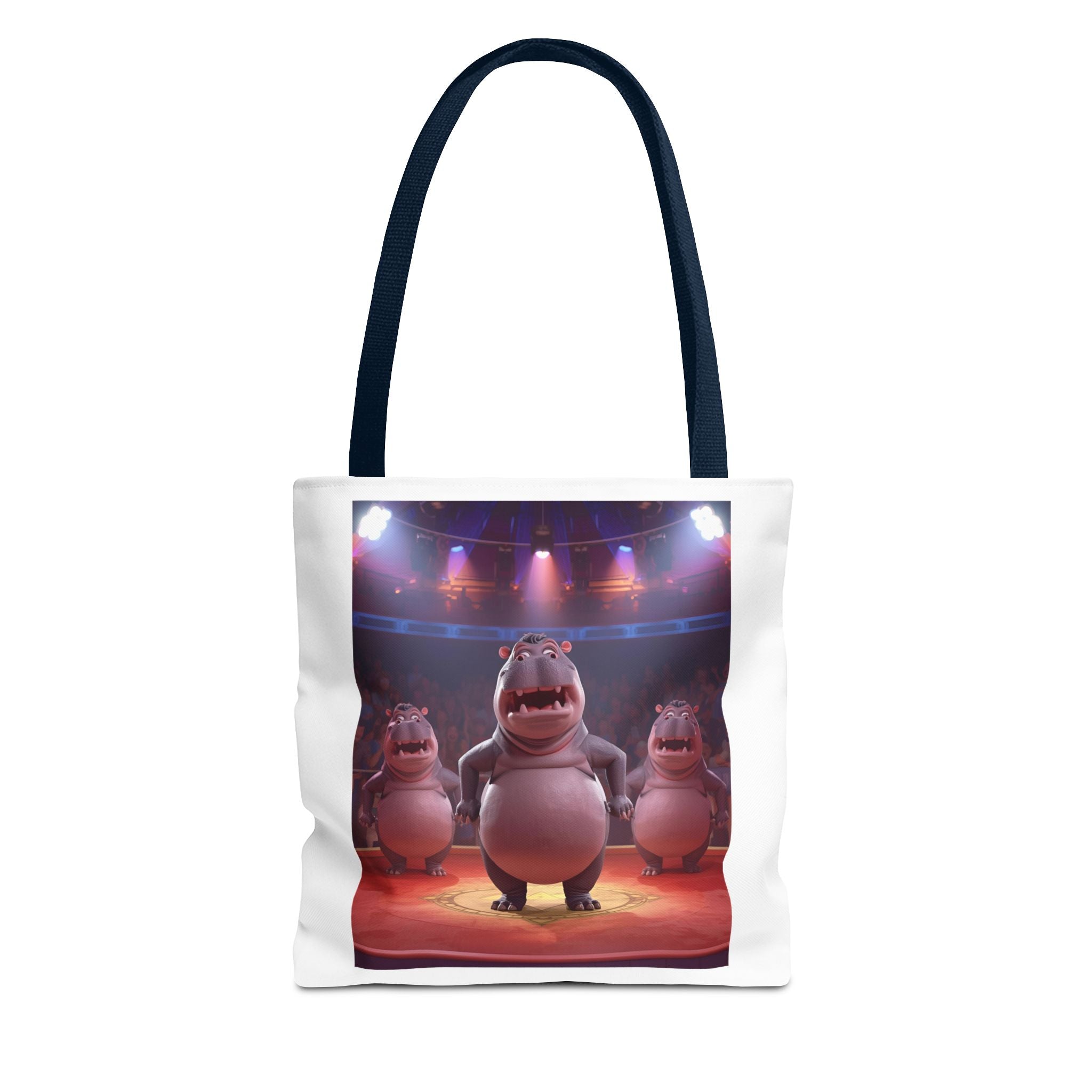 Hippo Funny Tote Bag (AOP)