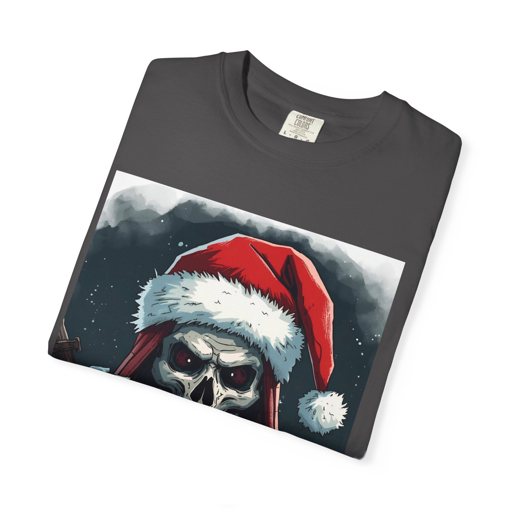 Christmas Skeleton T-Shirt, Unisex Holiday Tee, Funny Graphic Shirt, Unique Gift, Halloween & Christmas Apparel