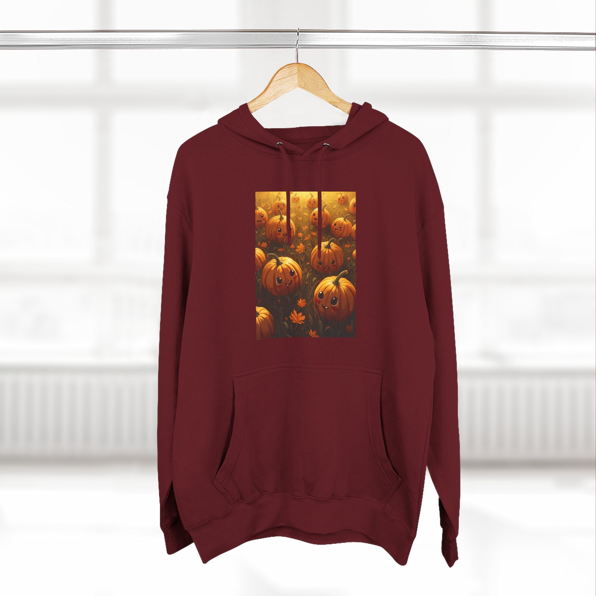 Cozy Pumpkin Hoodie, Fall Apparel, Halloween Gift, Pumpkin Patch Sweater, Autumn Clothing, Seasonal Style