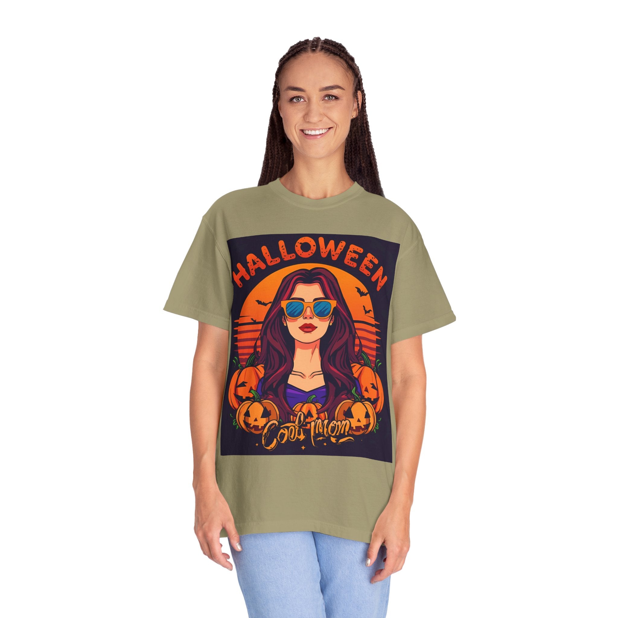 Halloween Cool Mom Unisex T-Shirt, Spooky Season Tee, Family Gathering Outfit, Fall Festival Wear, Gift for Moms