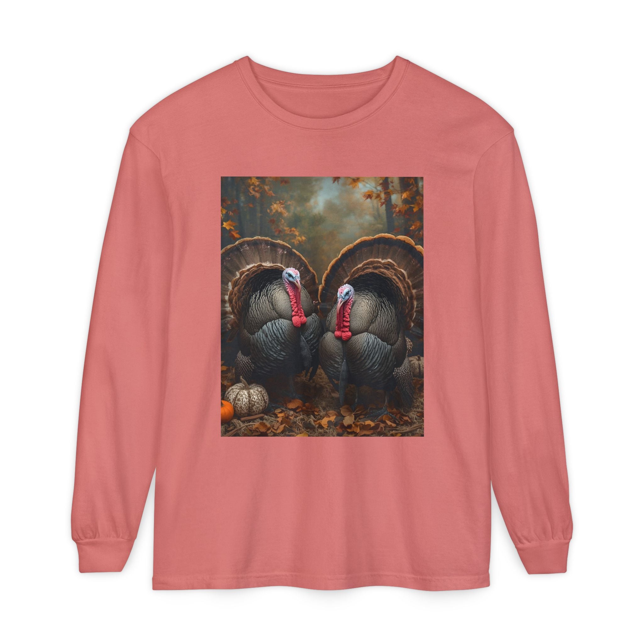 Unisex Garment-dyed Long Sleeve T-Shirt