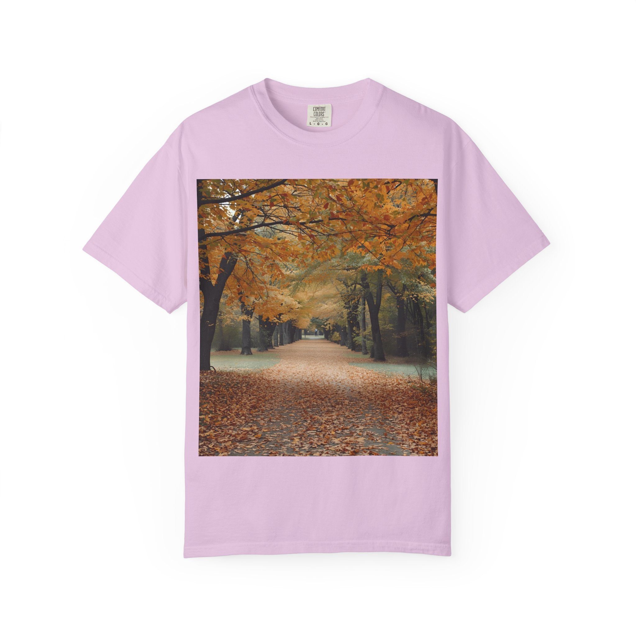 Autumn Pathways Unisex T-Shirt - Cozy Fall Vibes, Nature Lover's Tee, Seasonal Style, Perfect for Thanksgiving, Outdoors Events