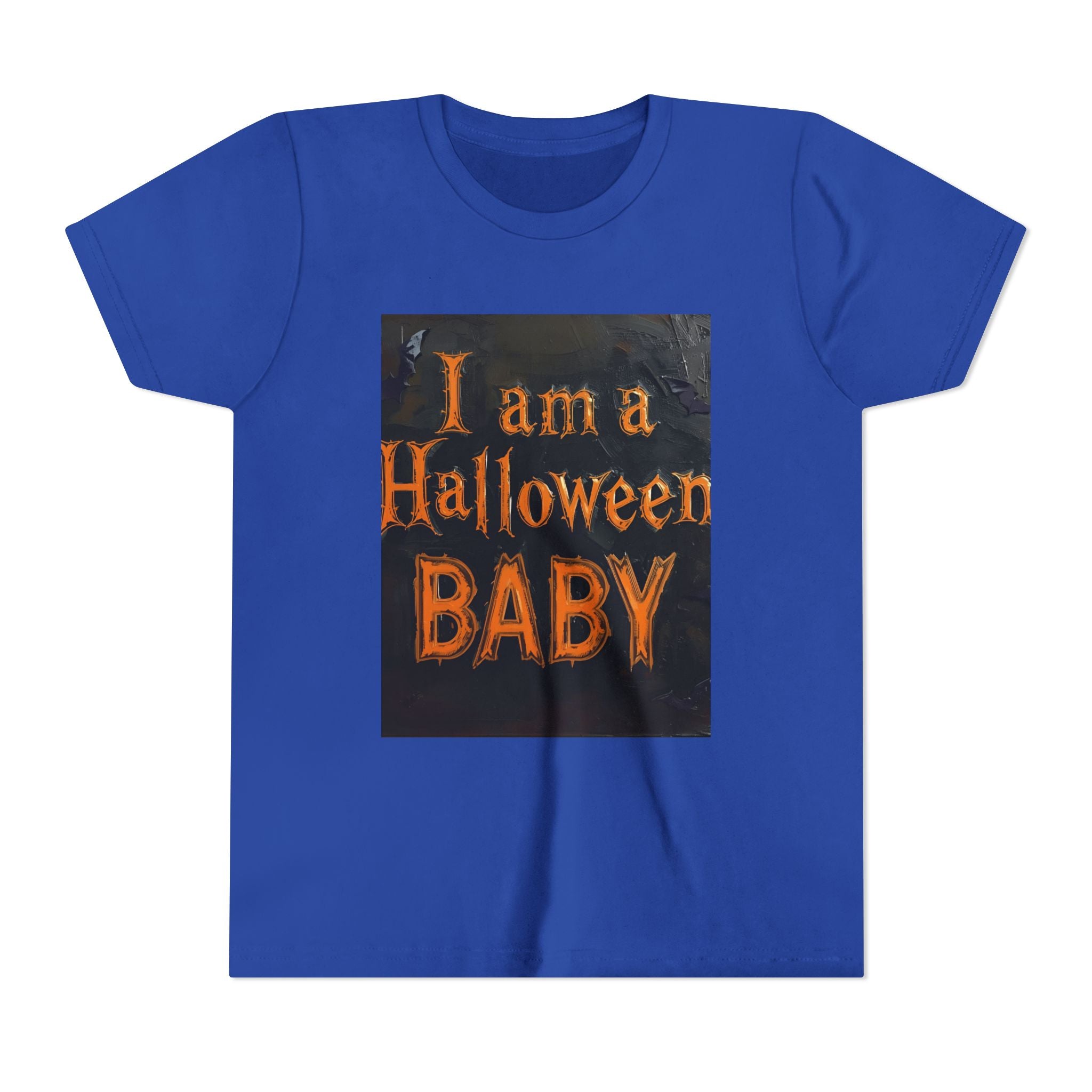 I Am A Halloween Baby Youth Short Sleeve Tee