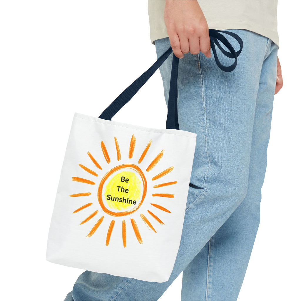 Be the Sunshine Tote Bag | Bright Motivational Bag, Eco-Friendly Shopping Tote, Summer Gift, Inspirational Beach Bag, Unique Accessories