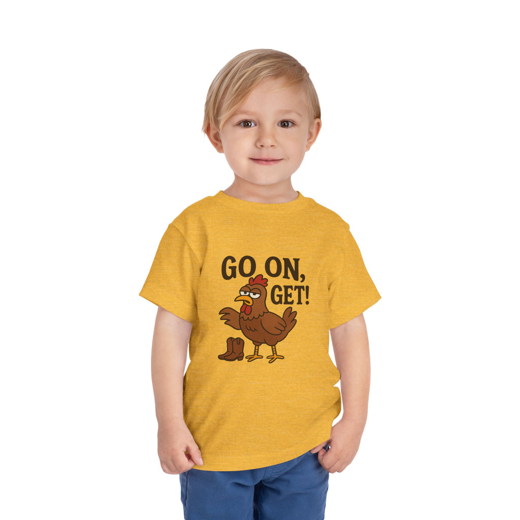 Go On Get Funny Toddler Short Sleeve Tee