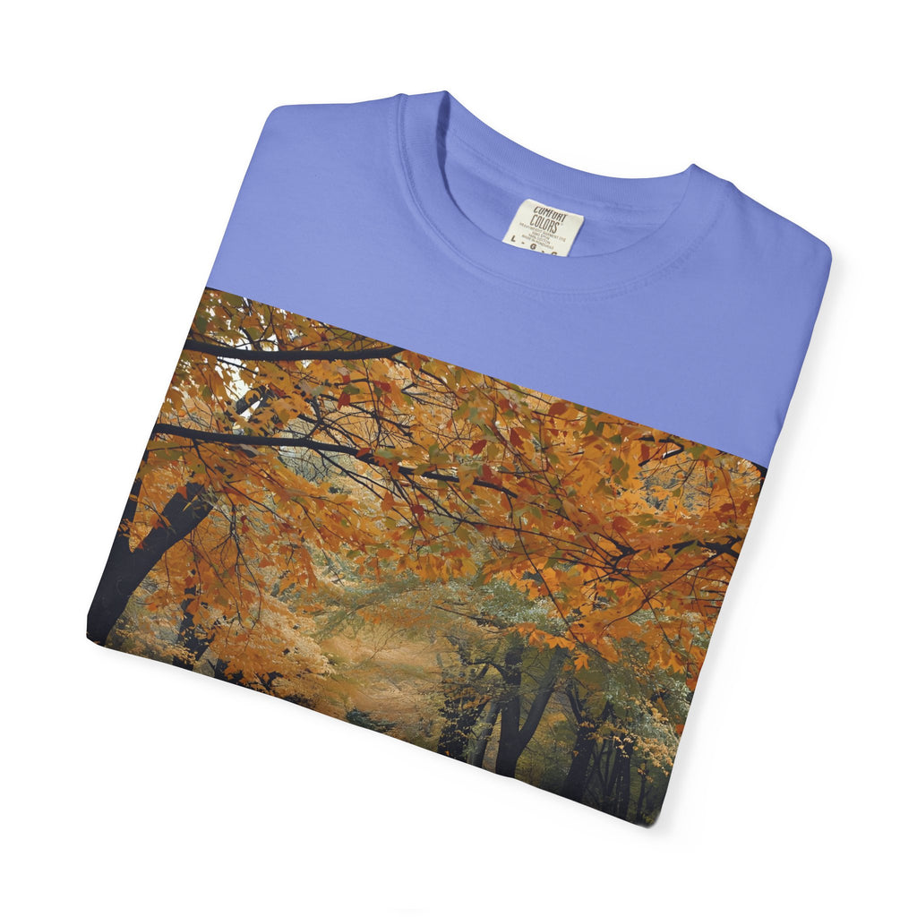 Autumn Pathways Unisex T-Shirt - Cozy Fall Vibes, Nature Lover's Tee, Seasonal Style, Perfect for Thanksgiving, Outdoors Events