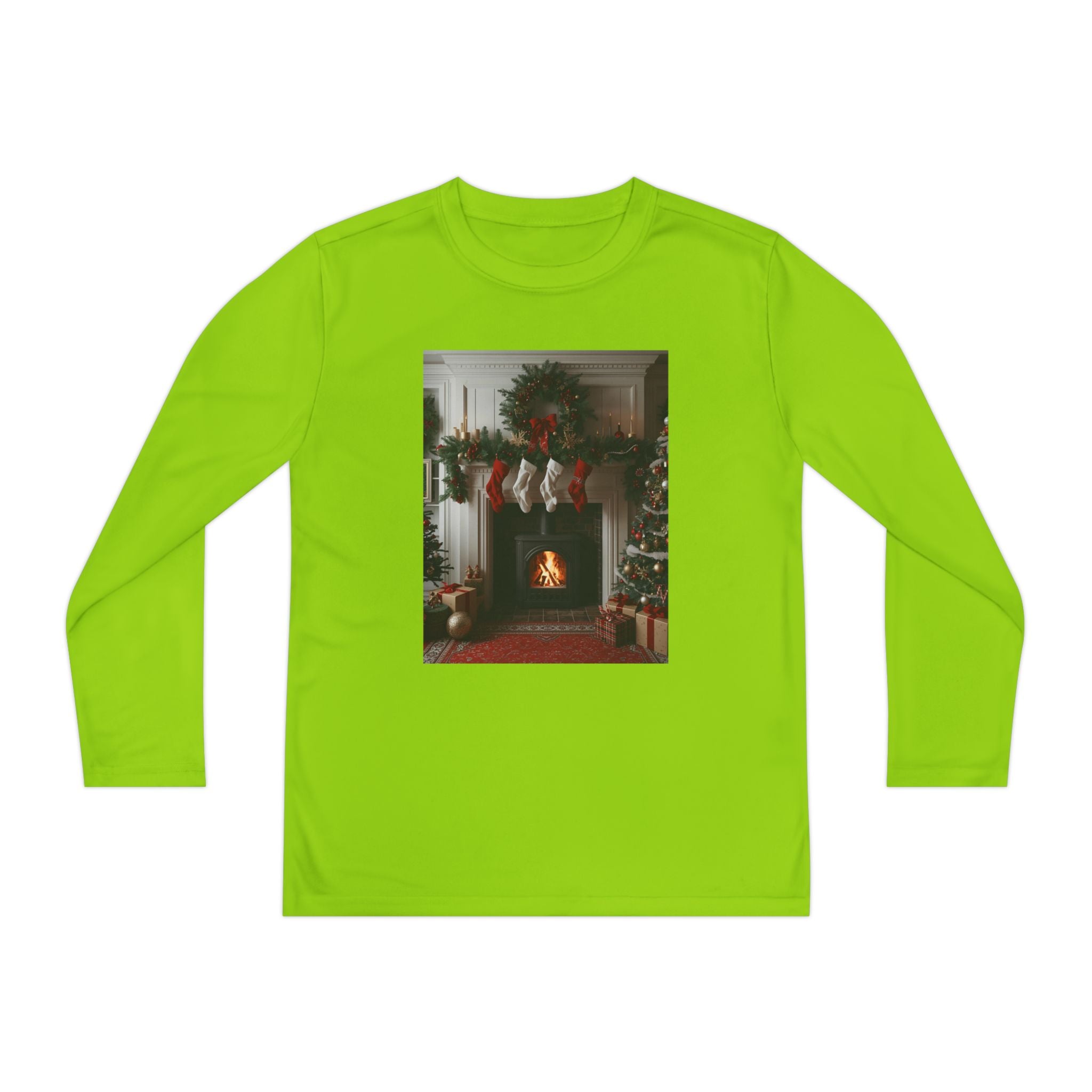 Cozy Christmas Youth Long Sleeve Competitor Tee
