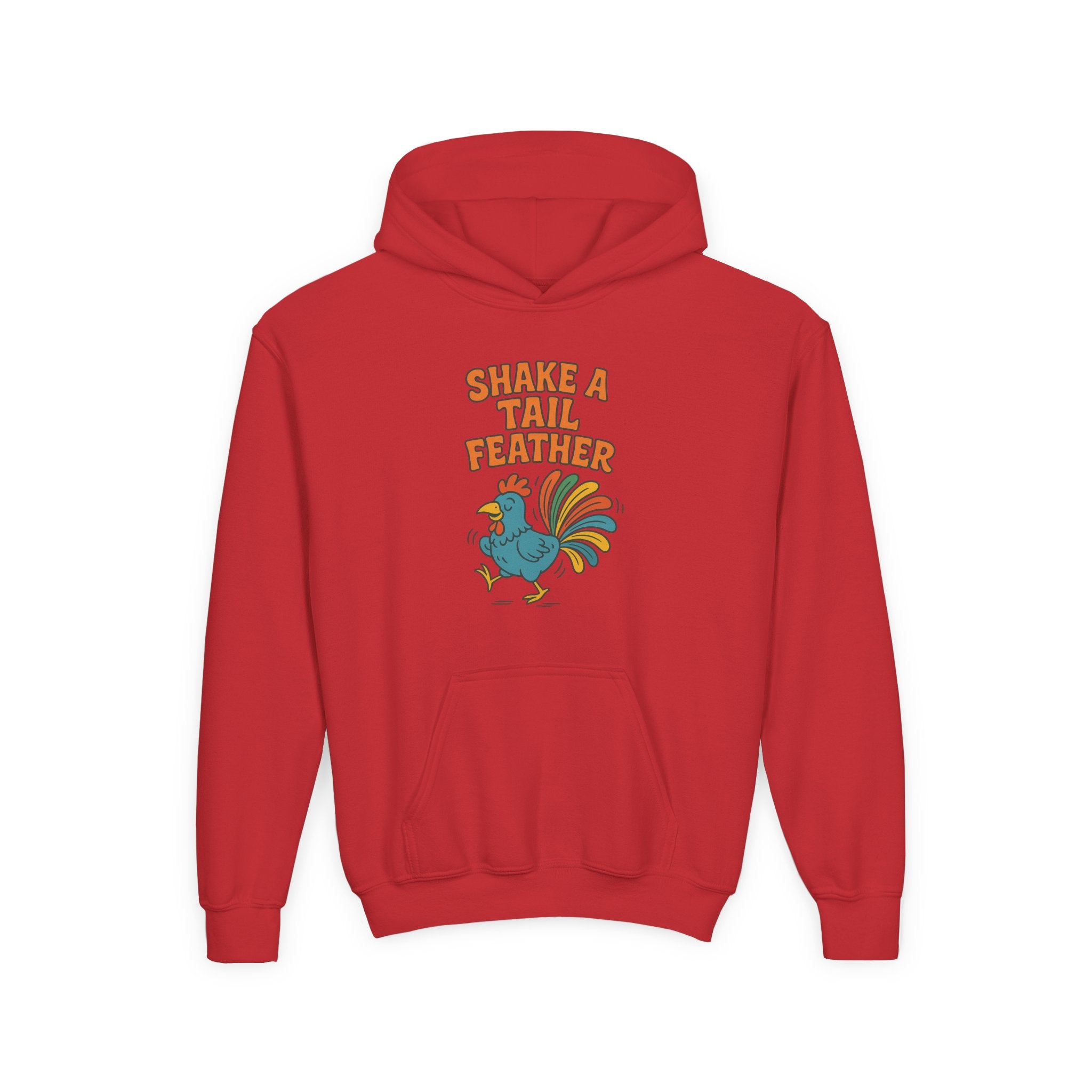 Shake A Tail Feather Youth Heavy Blend Hooded Sweatshirt