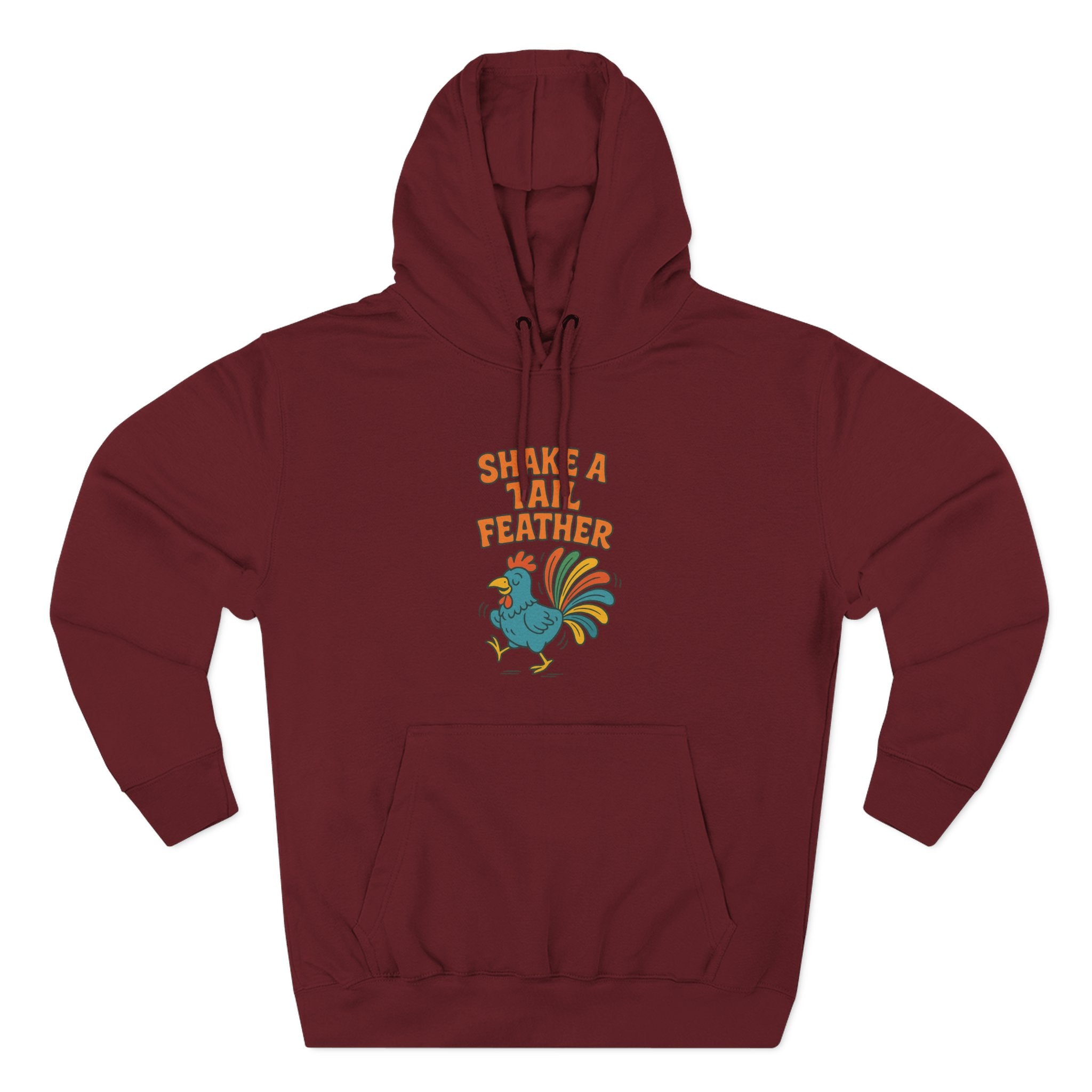 Shake A Tail Feather Three-Panel Fleece Hoodie
