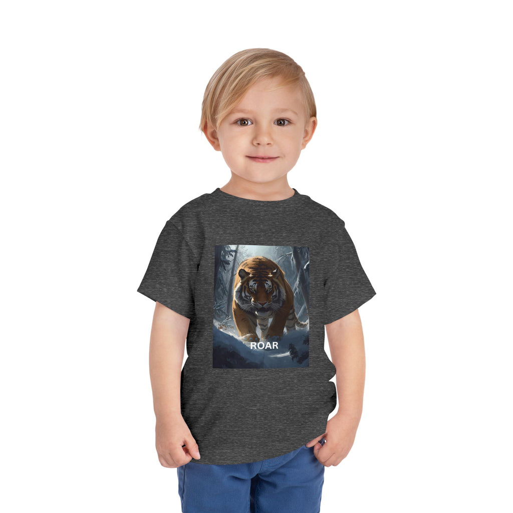 Tiger Roar Snow Toddler Short Sleeve Tee
