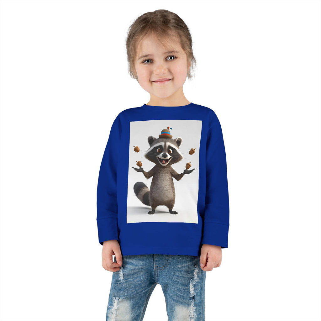 Raccoon Toddler Long Sleeve Tee