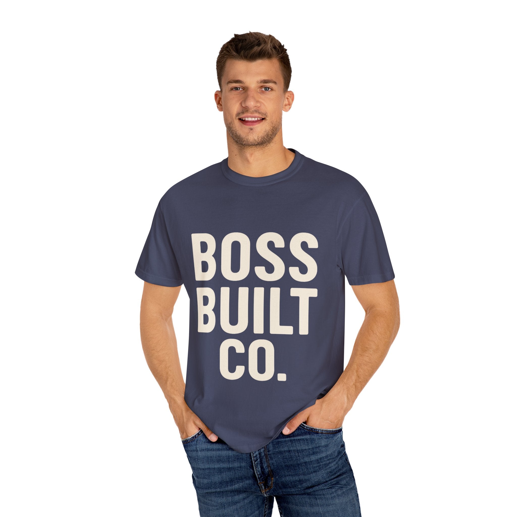 Boss Built Co. Graphic T-Shirt — Bold Logo Tee for Entrepreneurs & Makers