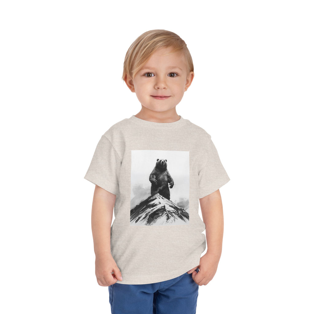 Bear Mountain Snow Toddler Short Sleeve Tee