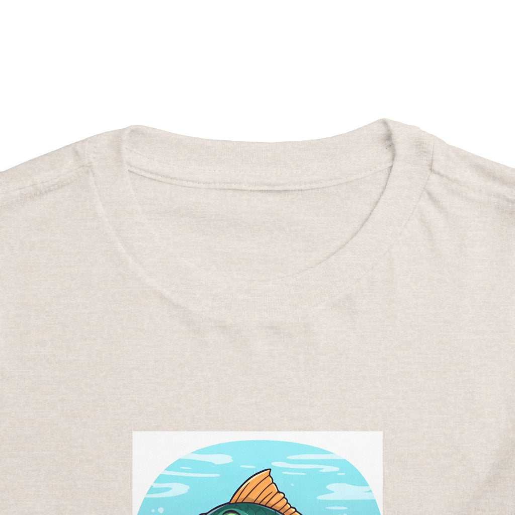 Here Fishy Fishy Fishy Toddler Short Sleeve Tee