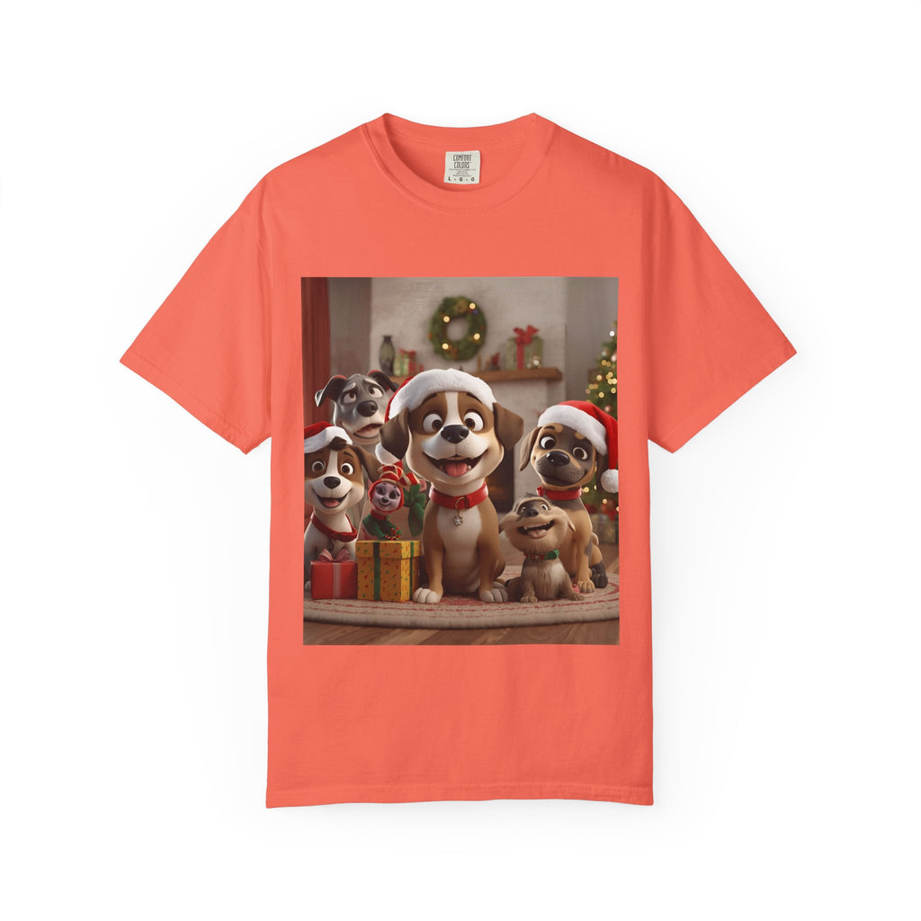 Cute Christmas Festive Dog Holiday T-Shirt | Pet Lover Gift, Christmas Shirt, Unisex Casual Tee, Cute Animal Apparel, Holiday Spirit Outfit