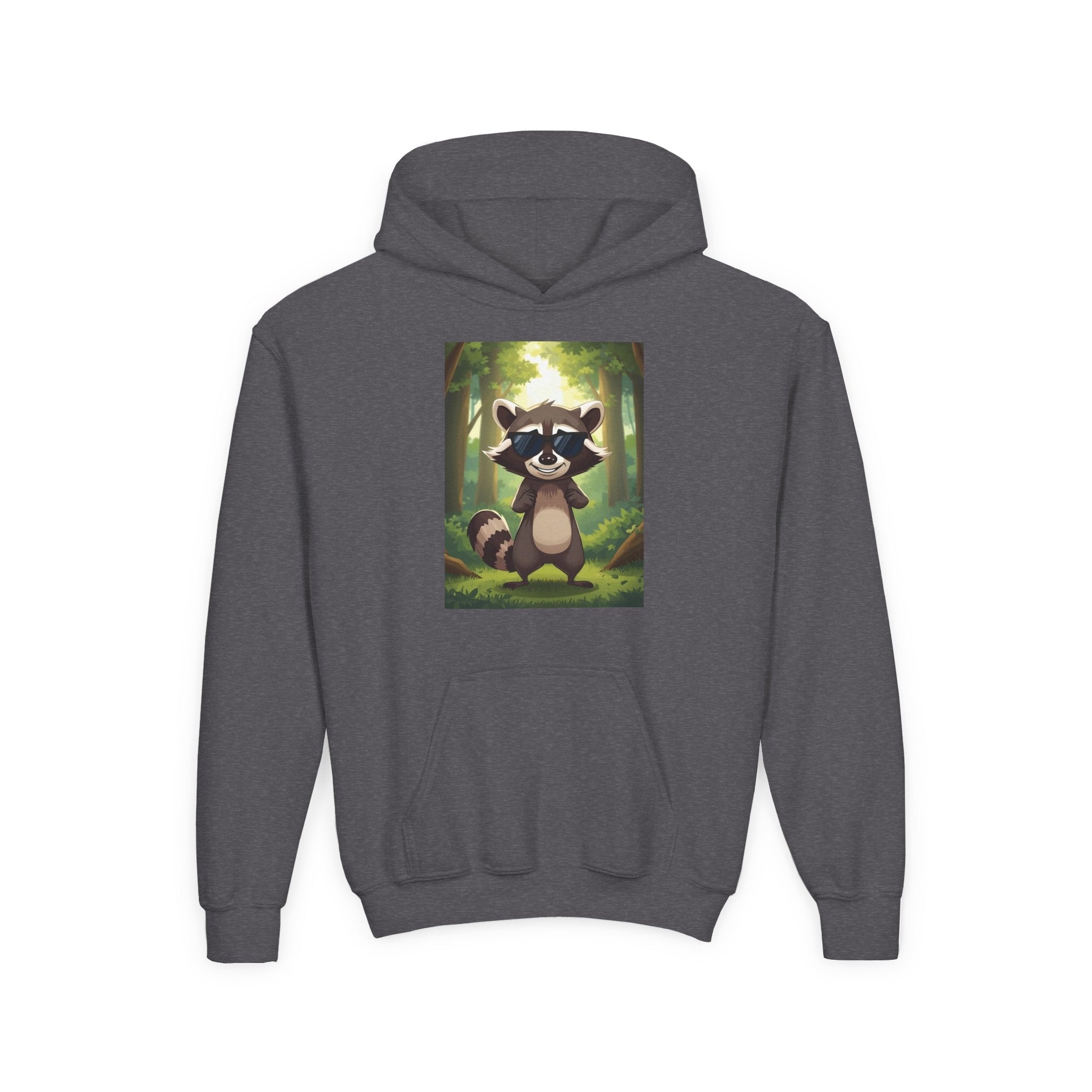 Raccoon Youth Heavy Blend Hooded Sweatshirt