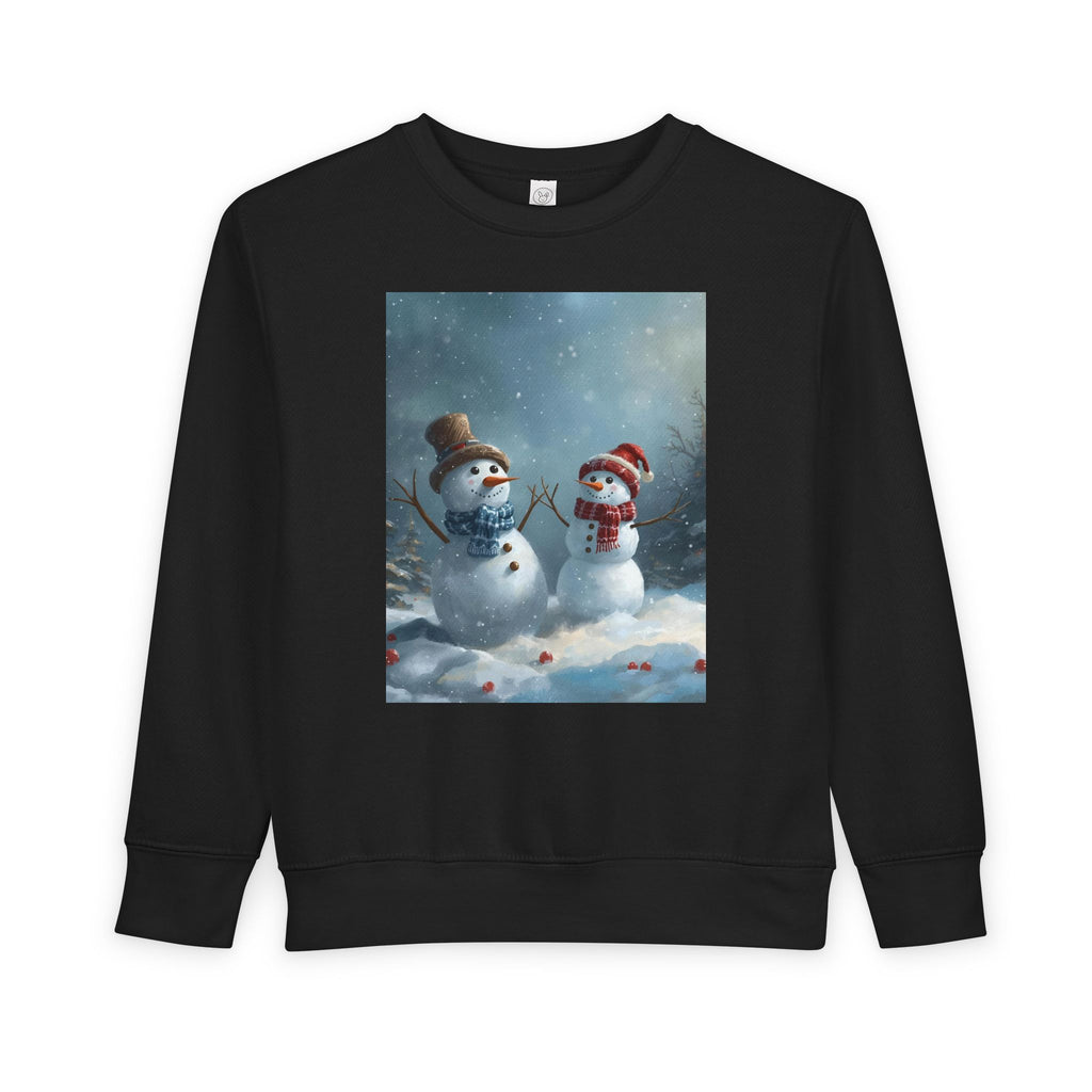 Christmas Snowman Toddler Sweatshirt