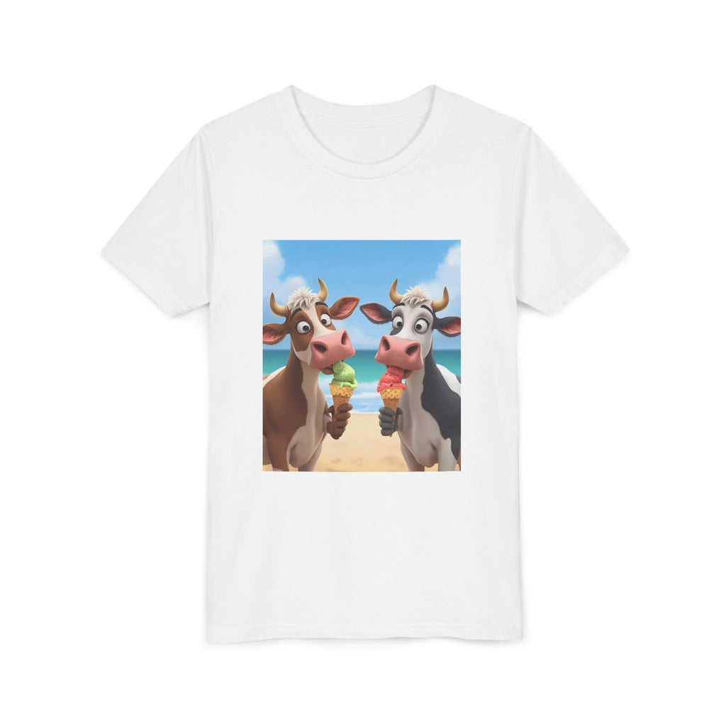 Beachy Cow Youth Short Sleeve Tee