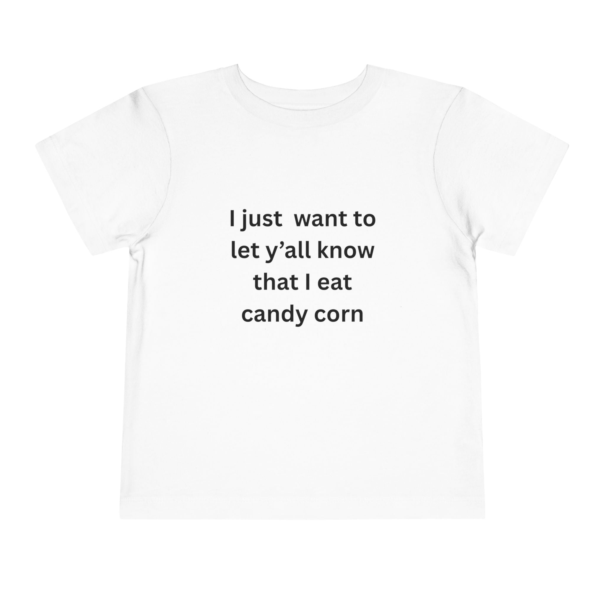 I Eat Candy Corn Candy Corn Toddler Tee, Fun Halloween Shirt, Cute Kid's Clothing, Fall Apparel, Holiday Outfit, Trick-or-Treat Top