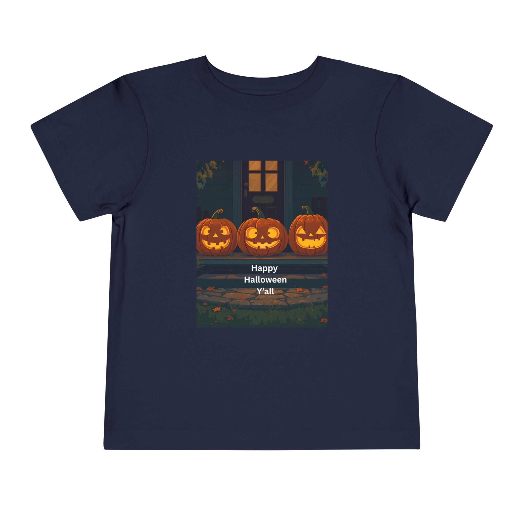 Spooky Pumpkin Toddler Short Sleeve Tee
