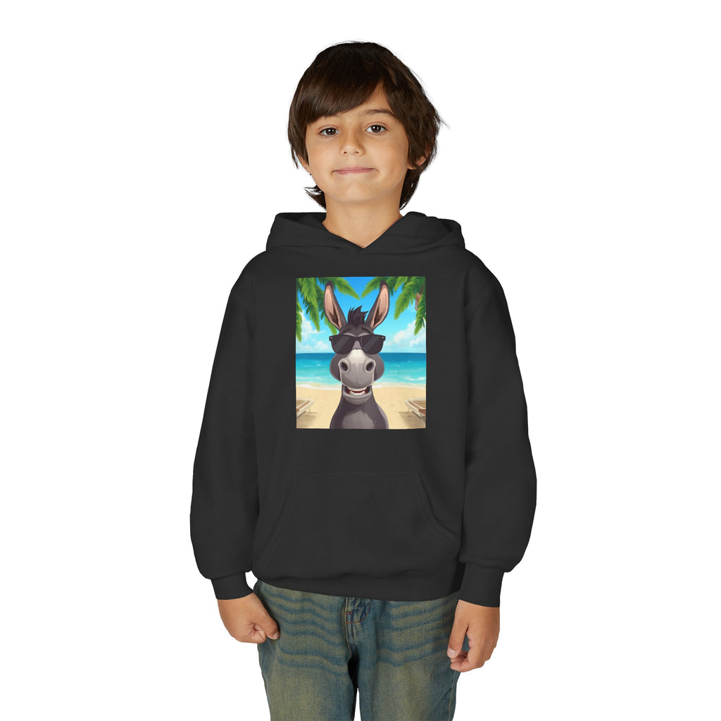 Donkey Beach Vibes Youth Heavy Blend Hooded Sweatshirt