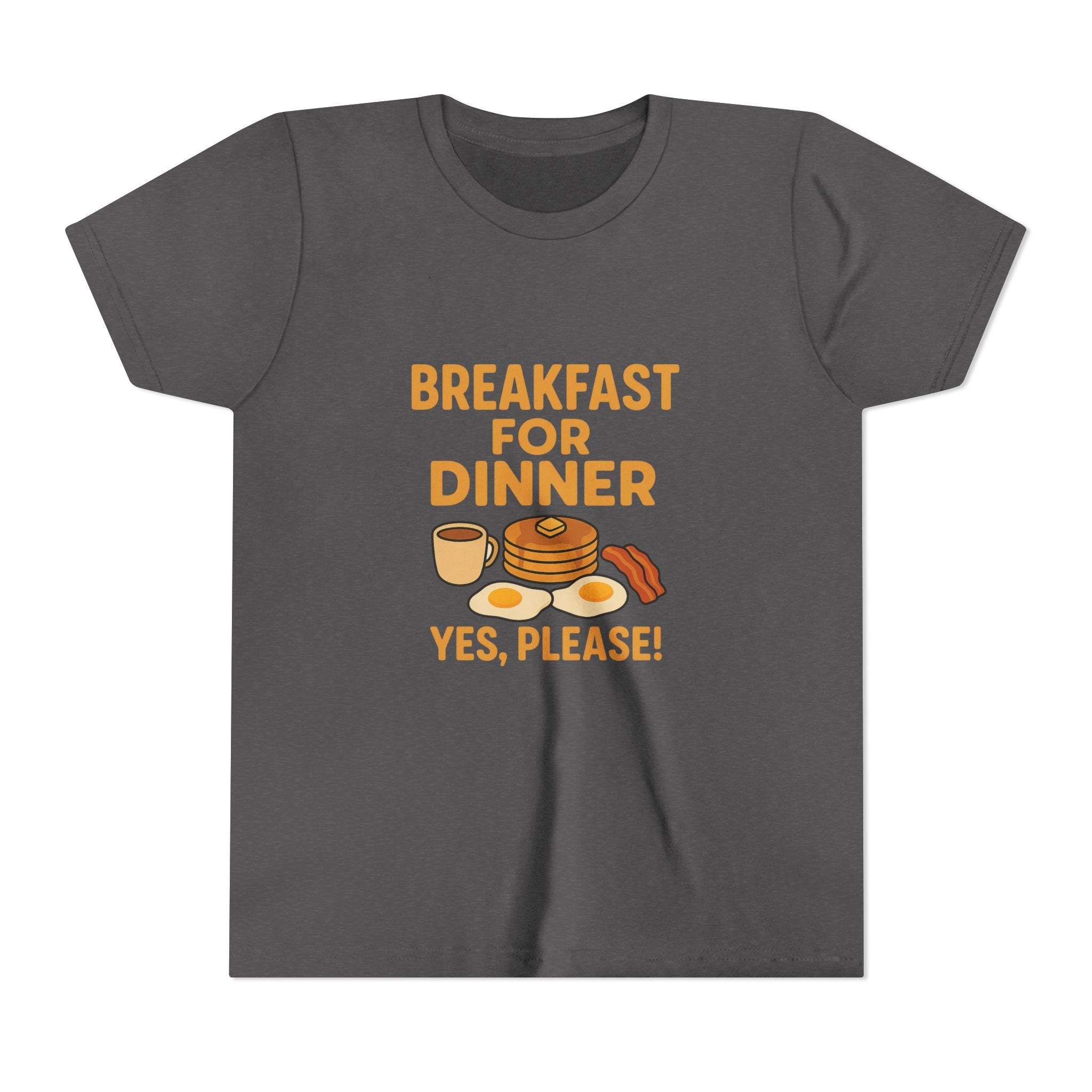 Breakfast For Dinner Youth Short Sleeve Tee