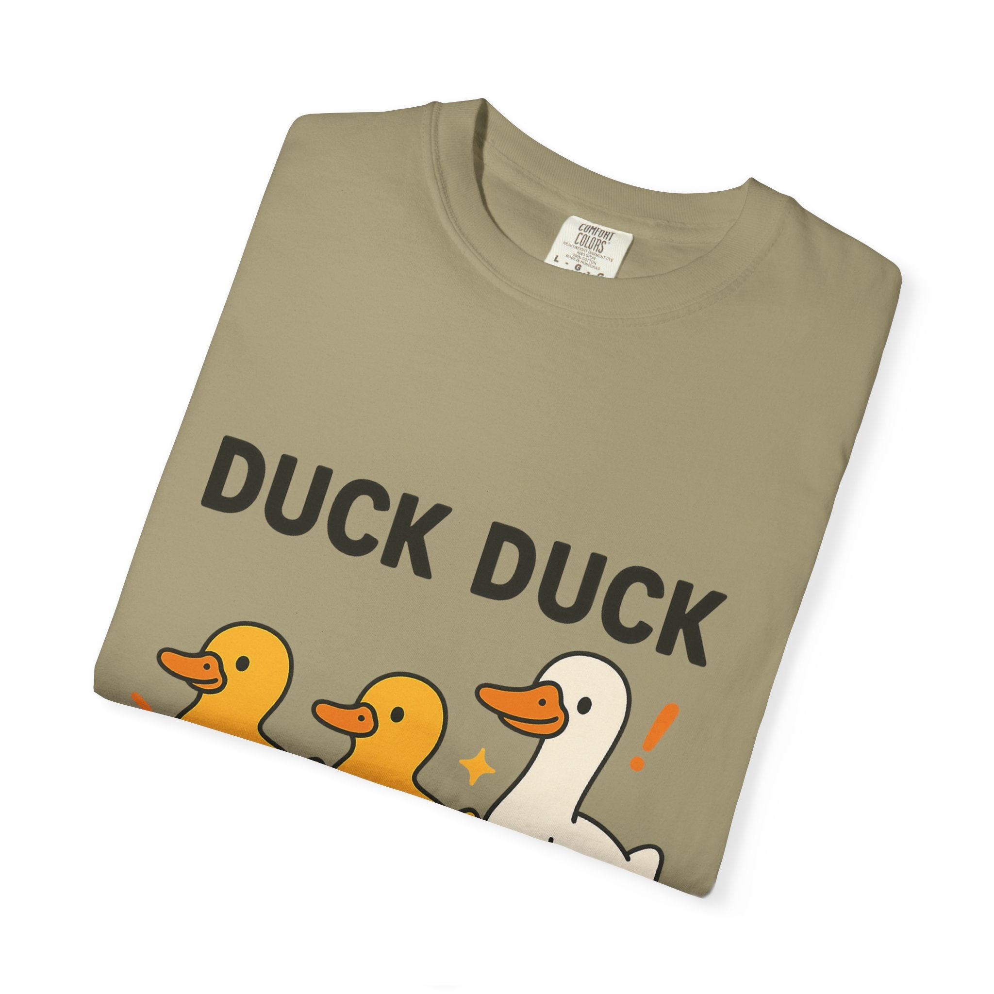 Duck Duck Goose Unisex T-Shirt, Funny Animal Shirt, Cute Gift for Kids, Family Game Night Tee, Everyday Casual Wear, Playful Graphic Top