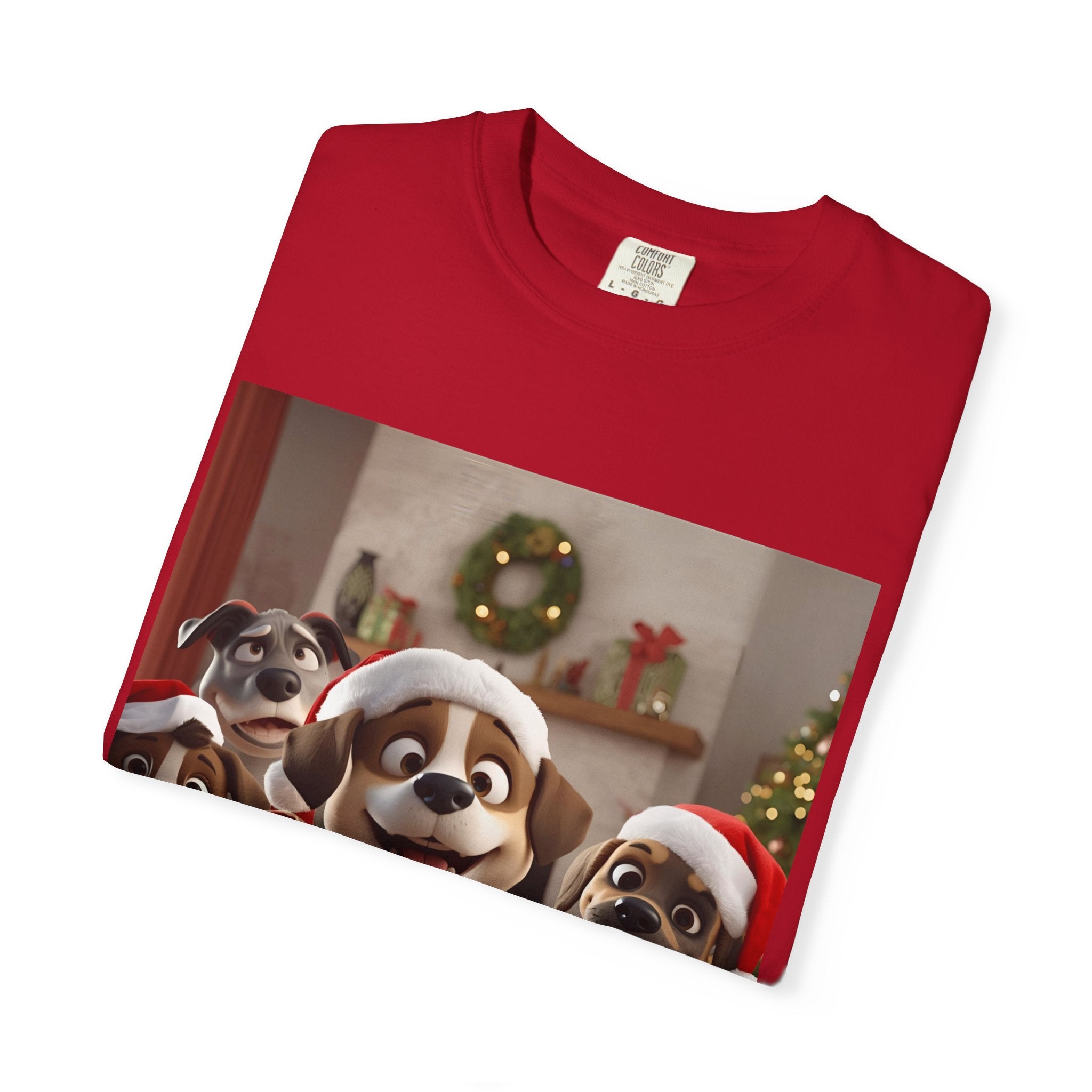 Cute Christmas Festive Dog Holiday T-Shirt | Pet Lover Gift, Christmas Shirt, Unisex Casual Tee, Cute Animal Apparel, Holiday Spirit Outfit