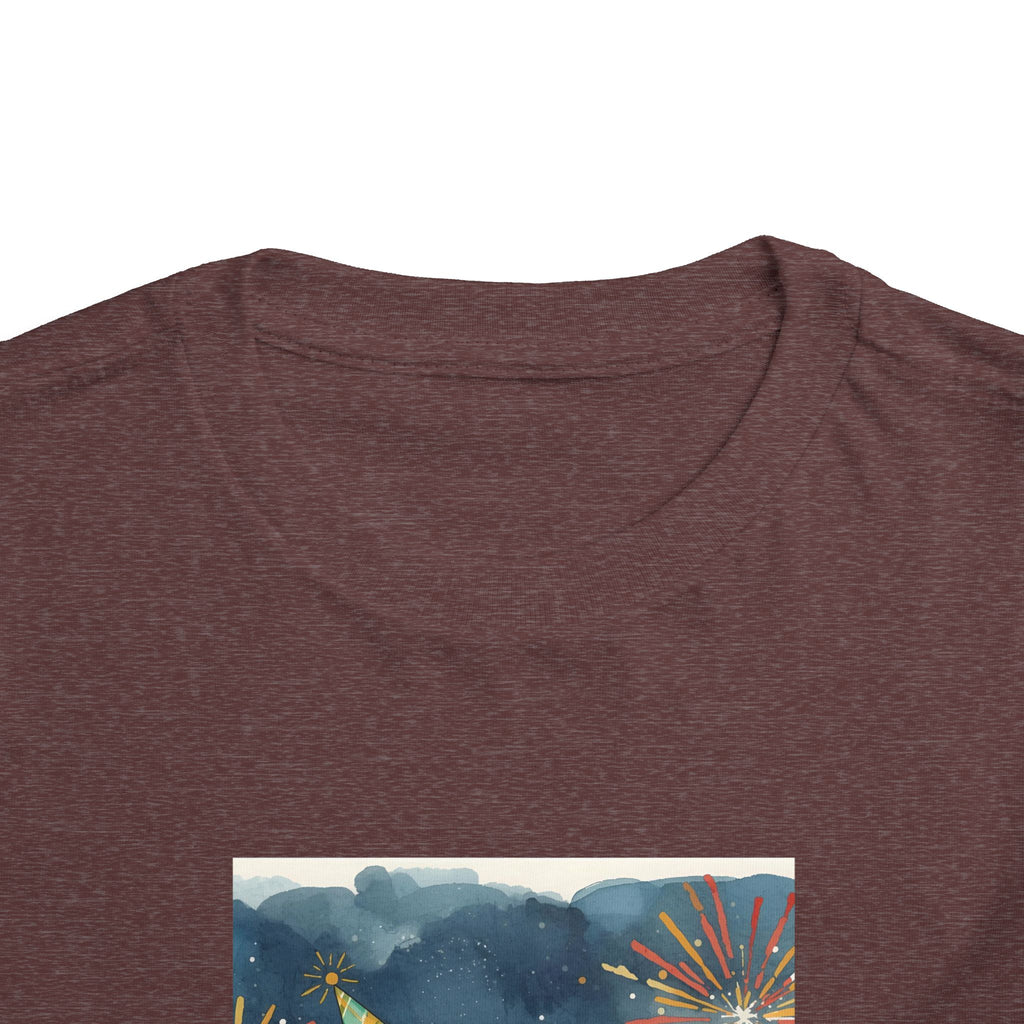 I Am A New Years Baby Toddler Short Sleeve Tee