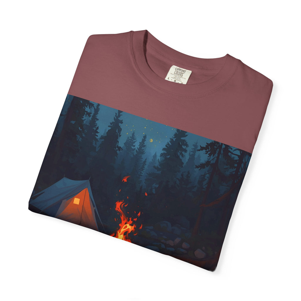 Cozy Campfire Unisex Garment-Dyed T-shirt