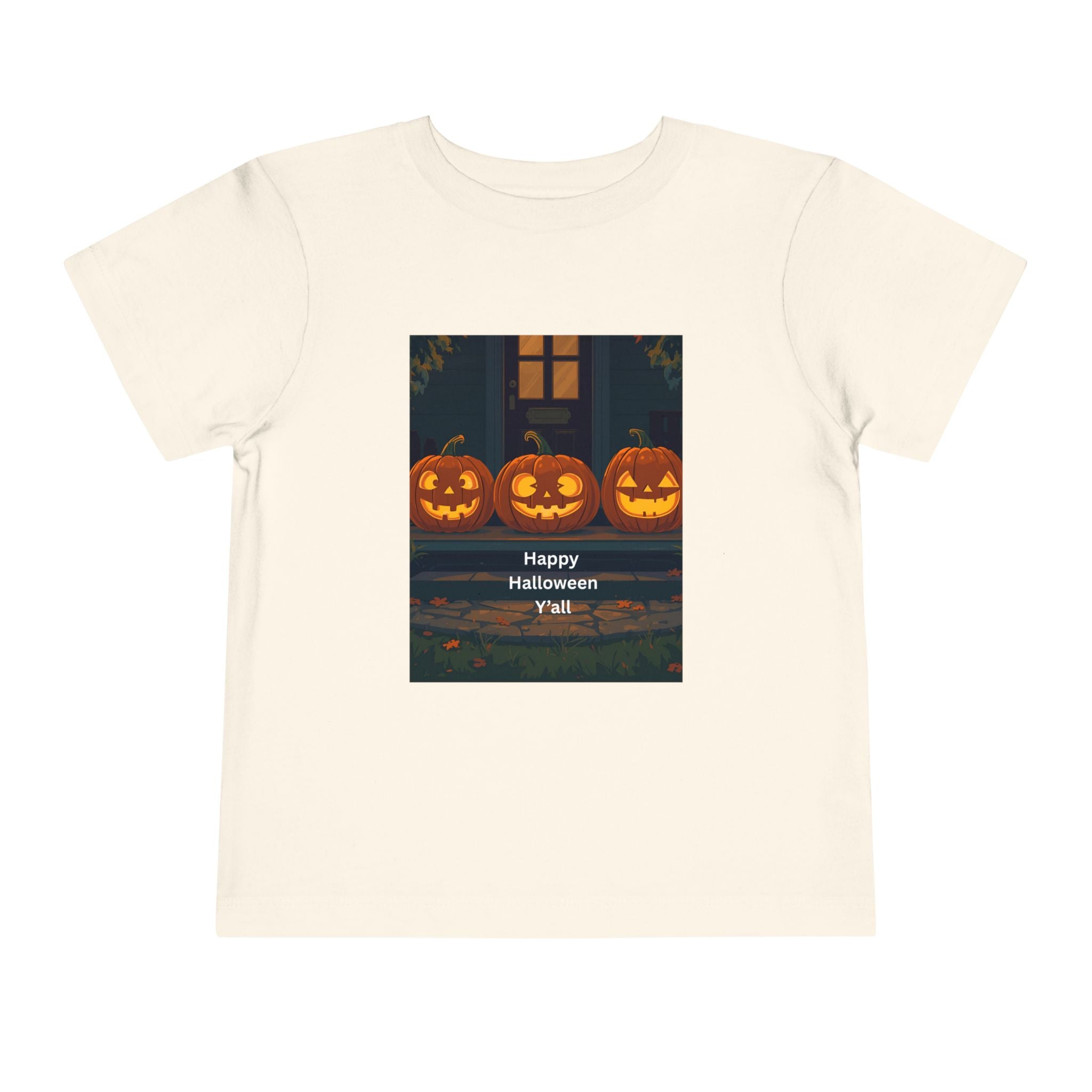Spooky Pumpkin Toddler Short Sleeve Tee