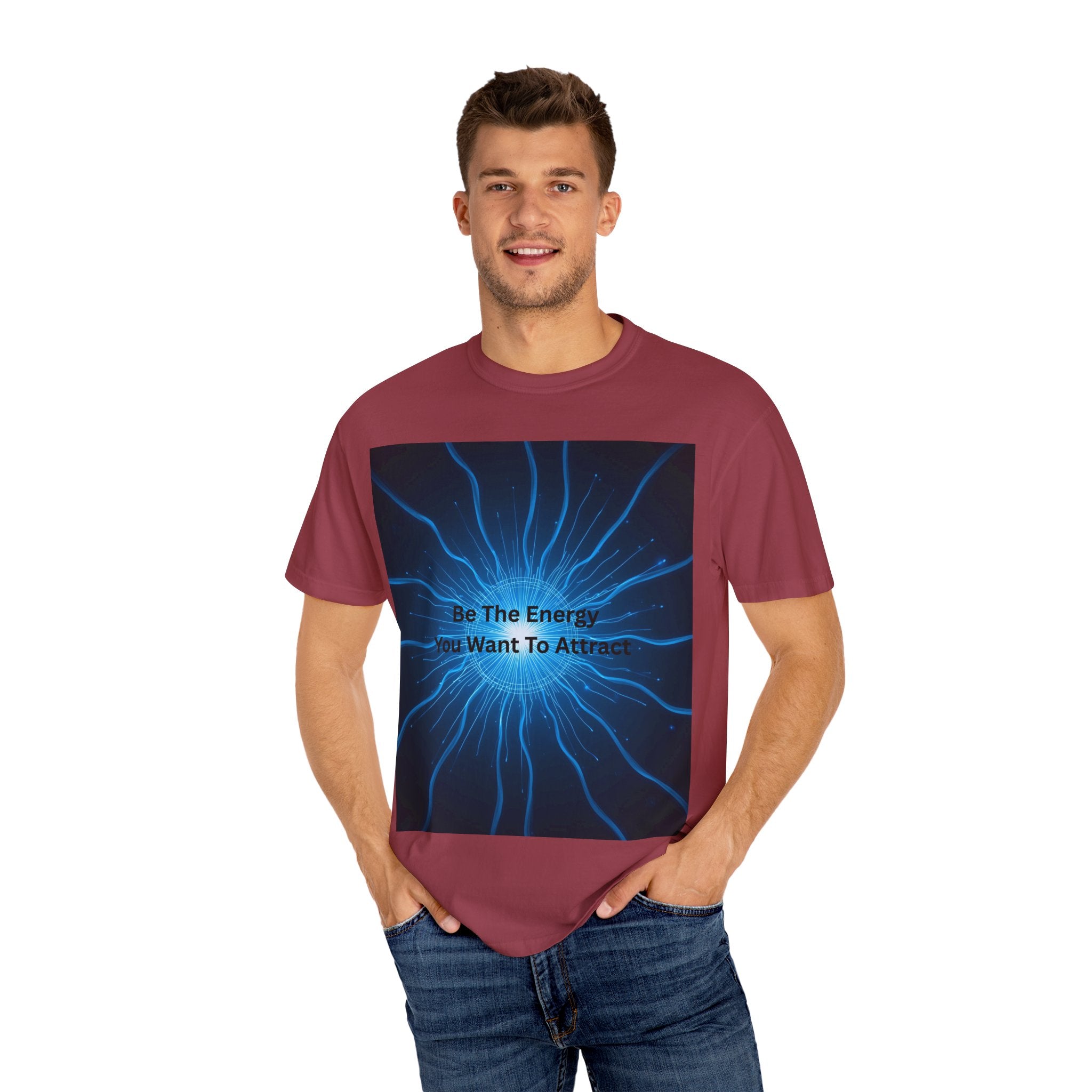 Be The Energy You Want To Attract Unisex Inspirational Energy T-Shirt, Motivational Tee, Mindfulness Shirt, Conscious Living Apparel, Gift for Positive Vibes