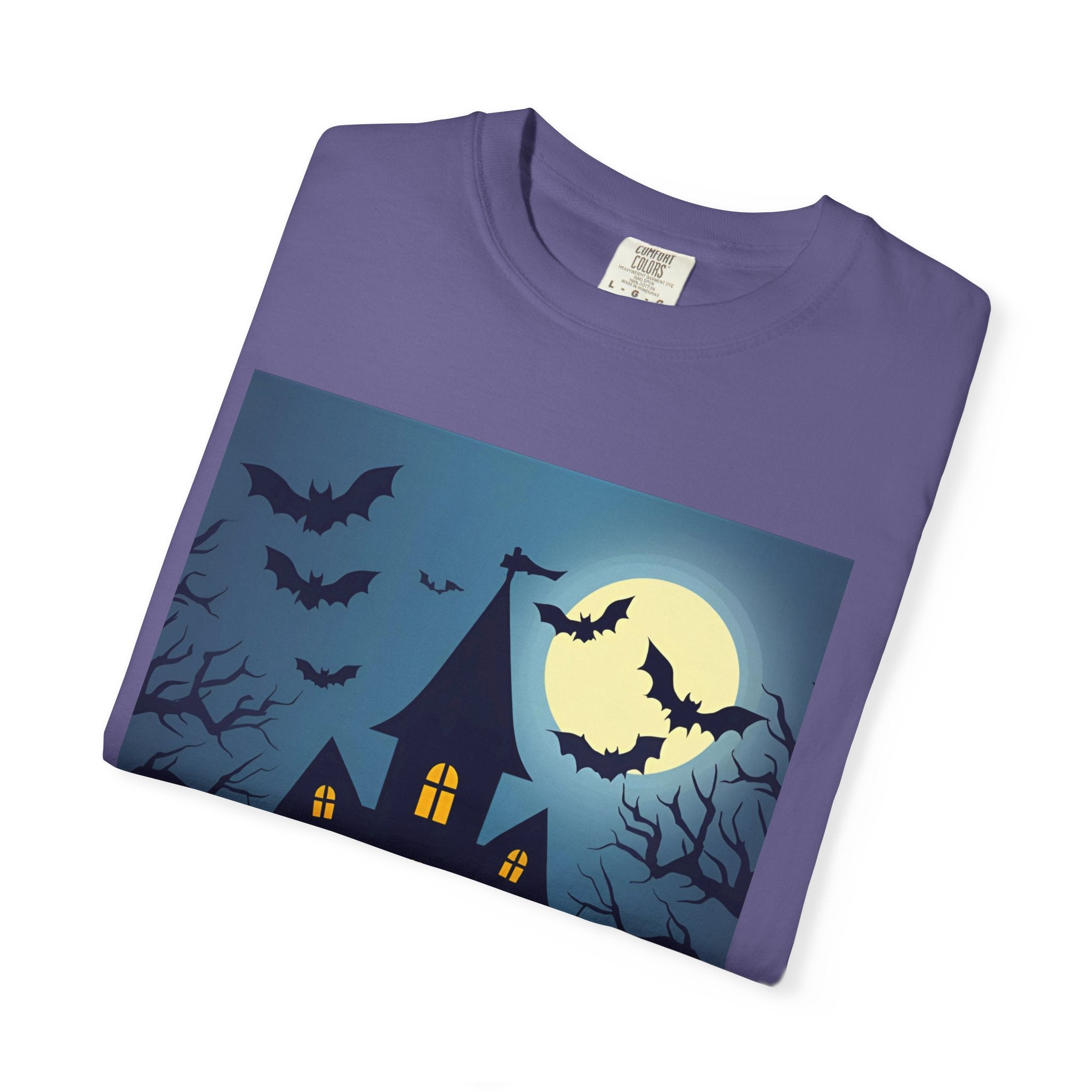 Haunted House Graphic T-Shirt | Halloween Tee, Unisex Shirt, Spooky Top, Fall Apparel, Gift for Halloween Lovers