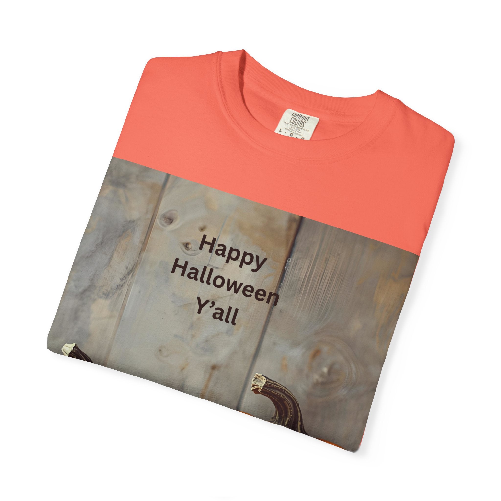 Happy Halloween Y'all T-Shirt | Cozy Fall Tee, Pumpkin Shirt, Unisex Halloween Apparel, October Gift, Casual Wear