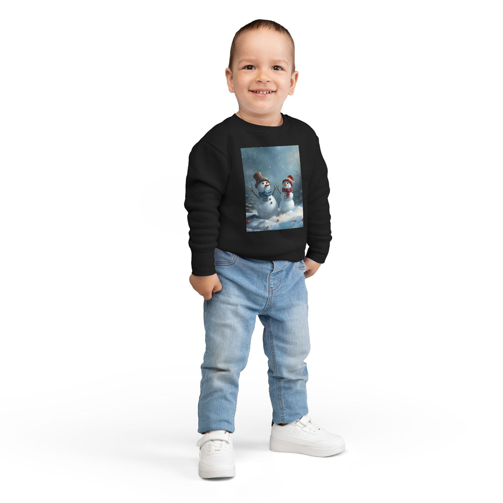 Christmas Snowman Toddler Sweatshirt
