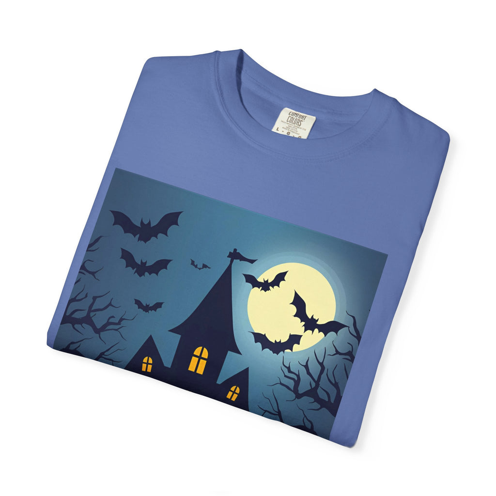 Haunted House Graphic T-Shirt | Halloween Tee, Unisex Shirt, Spooky Top, Fall Apparel, Gift for Halloween Lovers