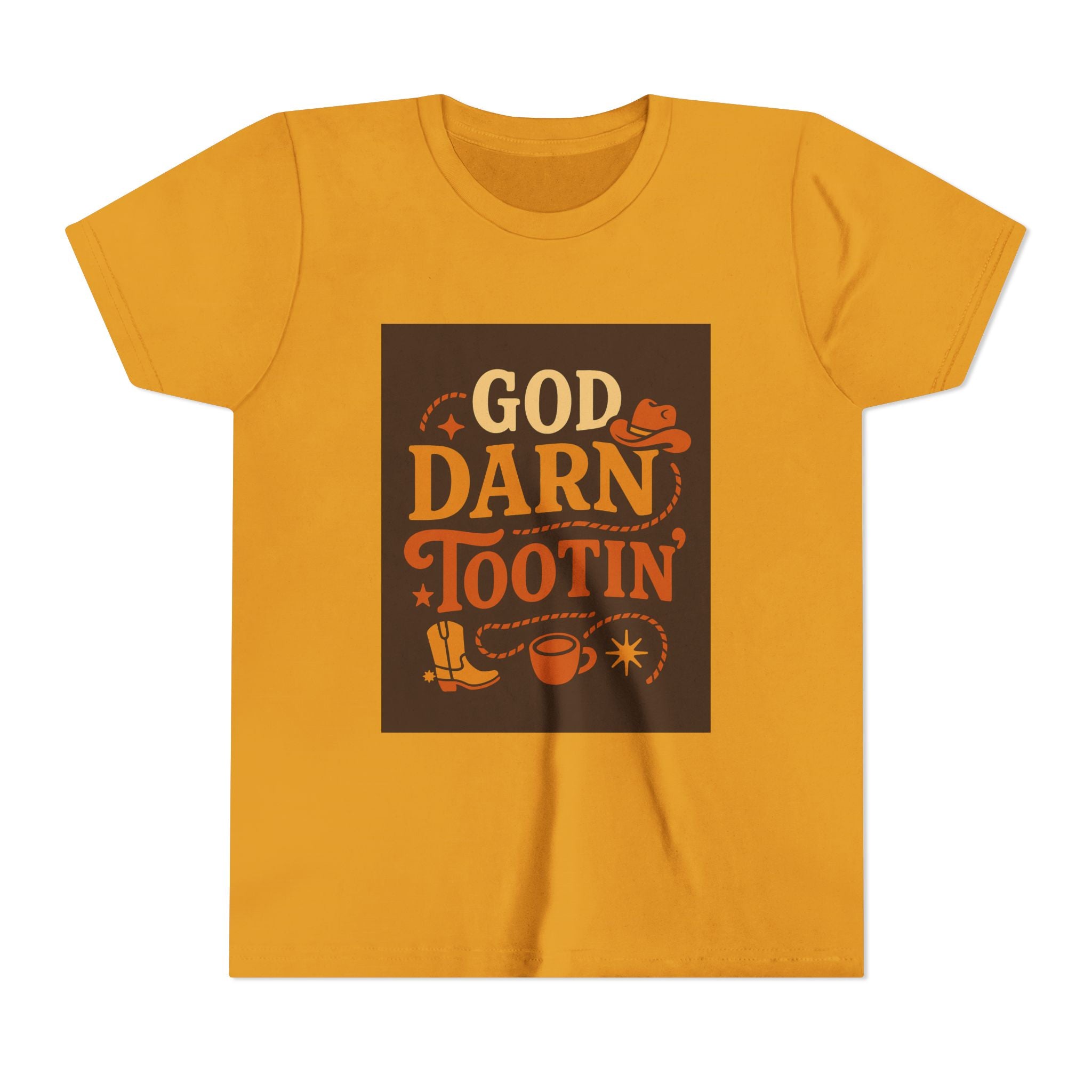God Darn Tootin Youth Short Sleeve Tee