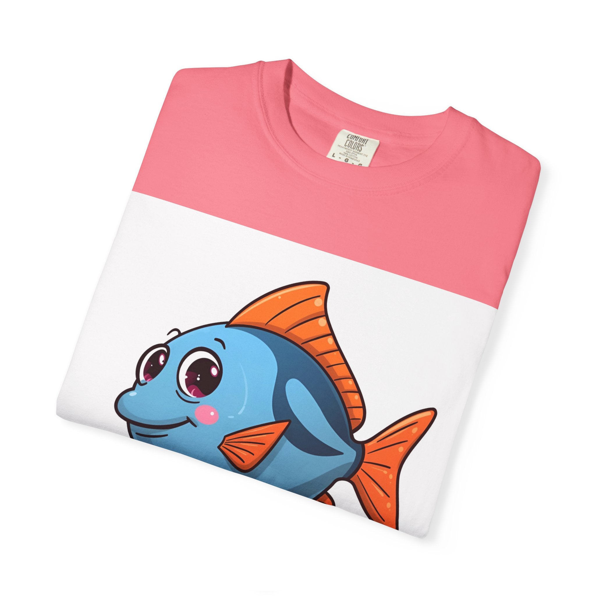 Here Fishy Fishy Fishy Unisex Garment-Dyed T-shirt