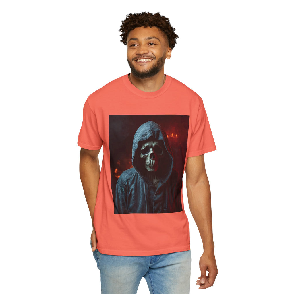 Gothic Skull T-Shirt | Unisex Vintage Tee, Halloween Shirt, Edgy Graphic Top, Unique Gift for Him/Her, Urban Style Wear