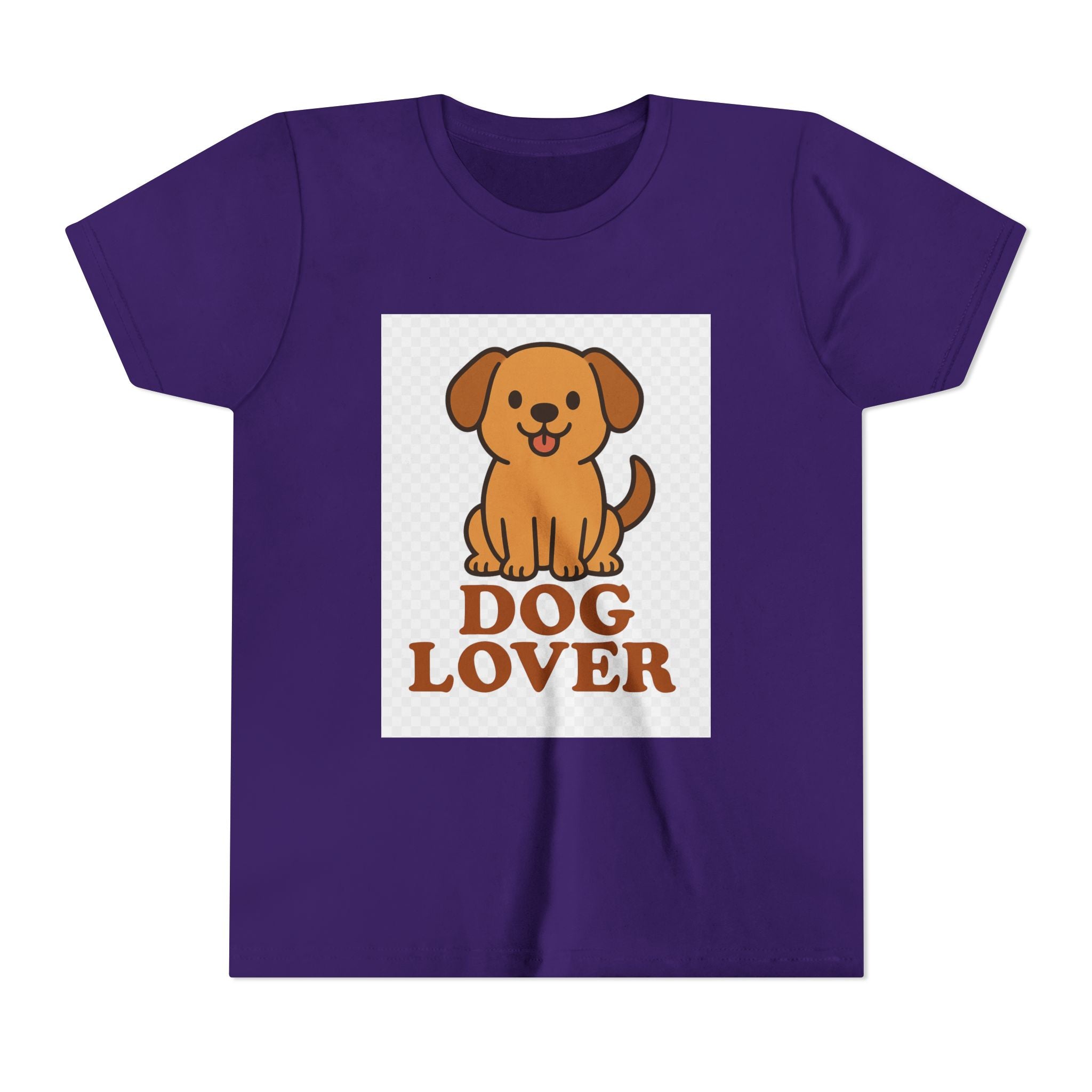Cute Dog Lover Youth T-Shirt, Pet Lover Gift, Animal Tee, Kids Dog Shirt, Birthday Present for Kids, Fun Youth Apparel